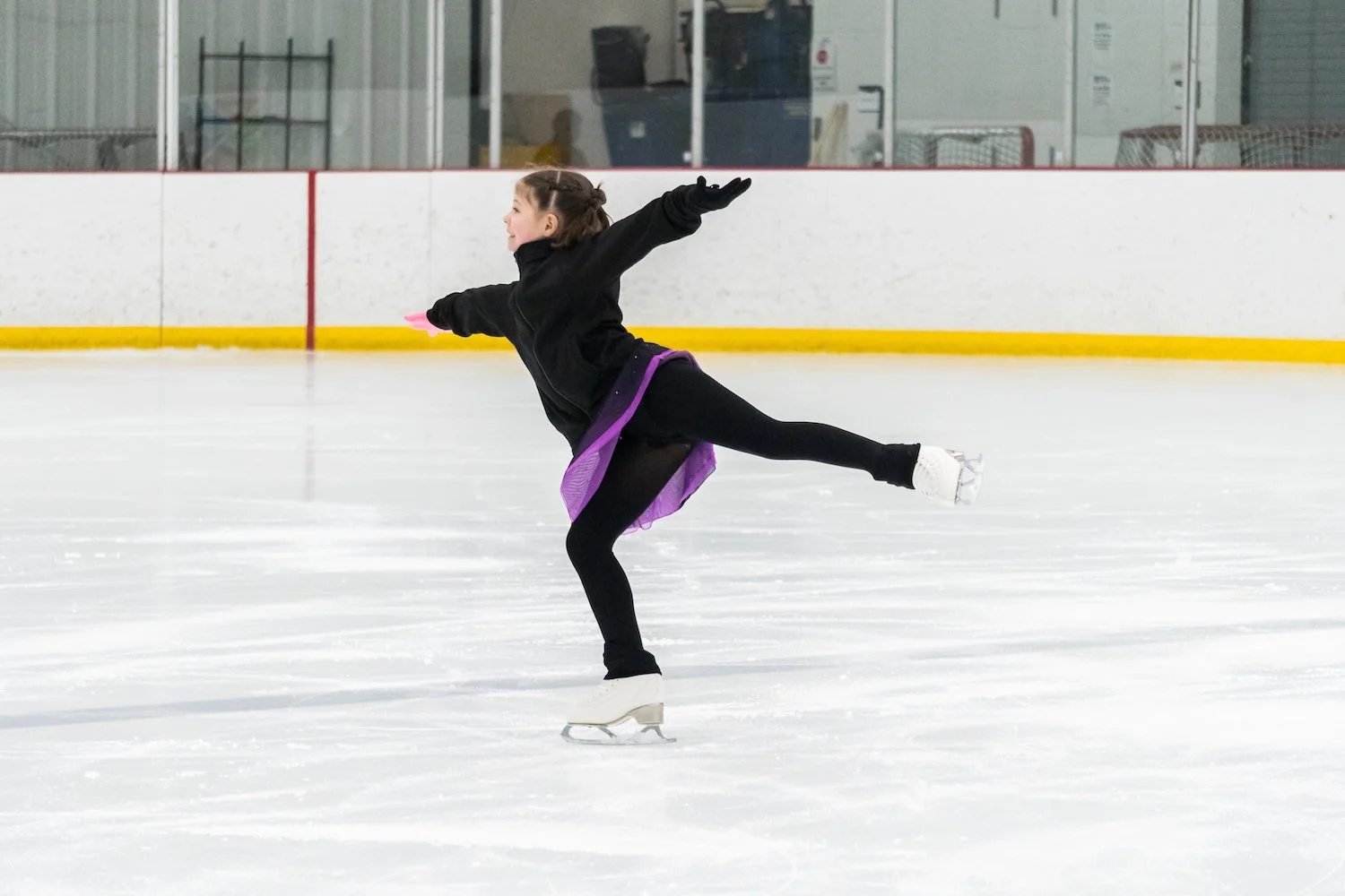 A closer look at Day Skate And Practice Ice Surface