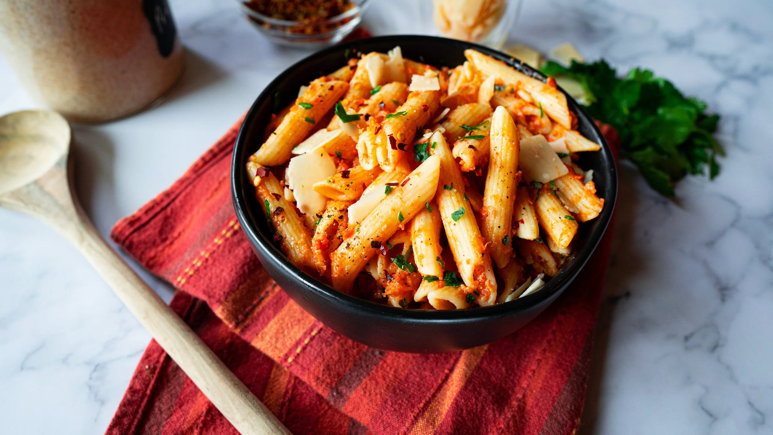 Penne, Tomatoes, and Vodka- A Love Story