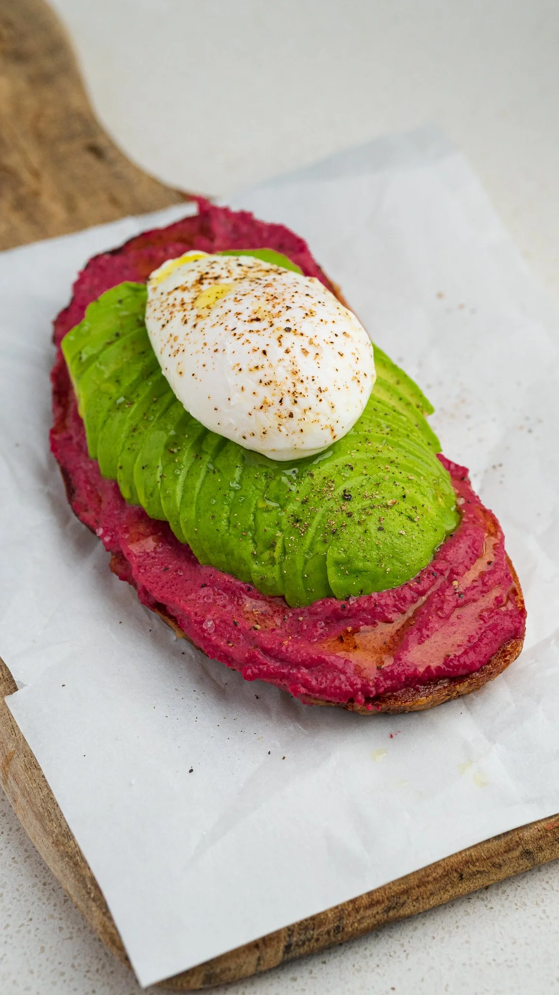Beet-Ricotta Avo Toast