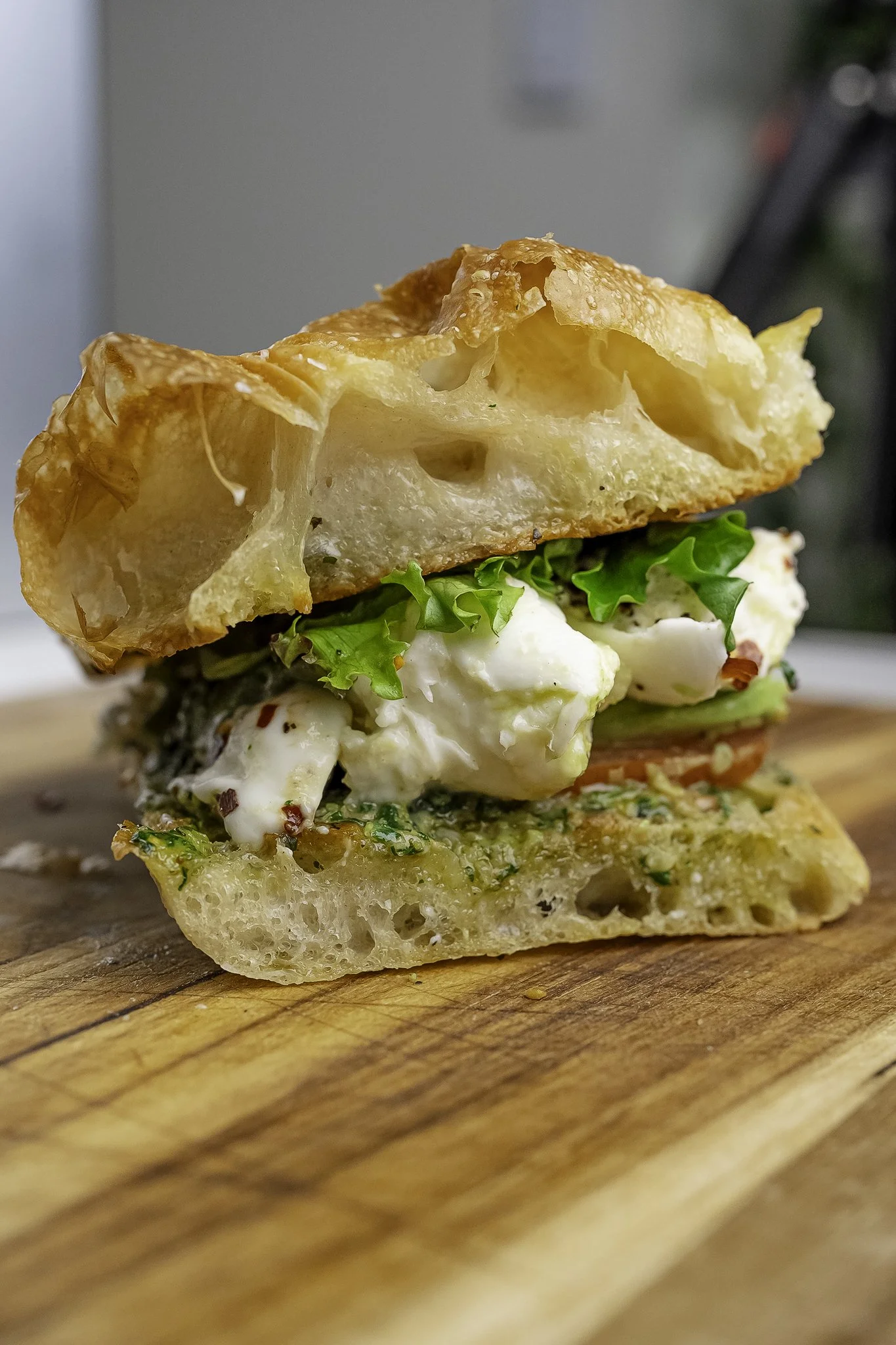 “Golden Coast” Focaccia Sandwich