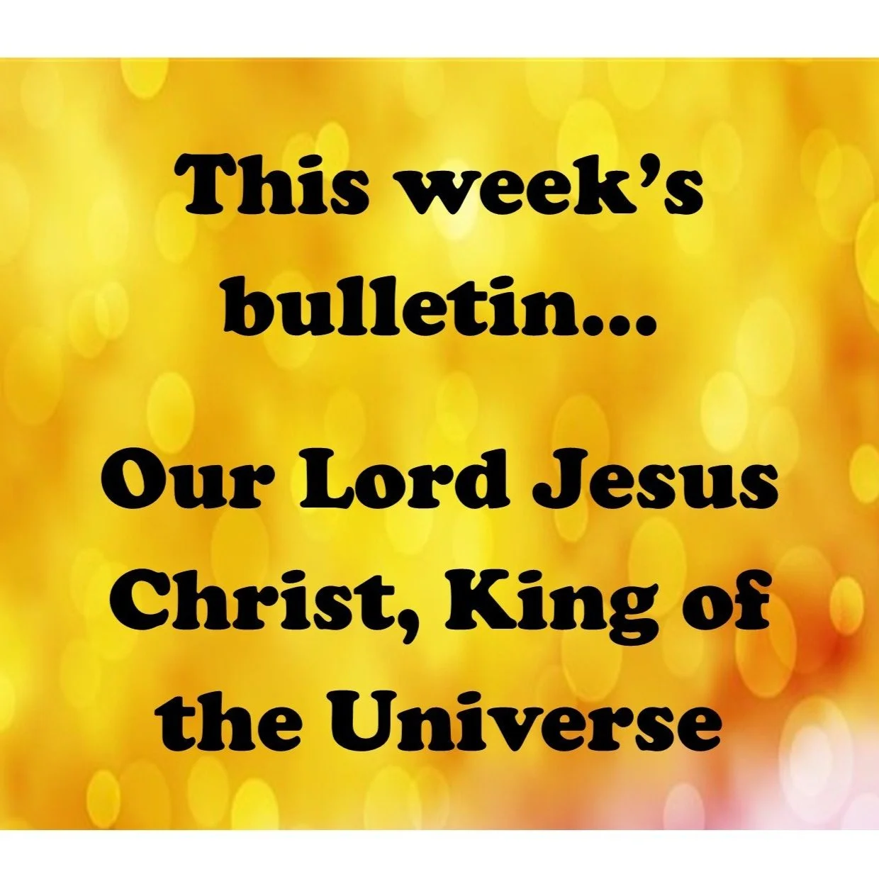 Services Holy Trinity Catholic Parish