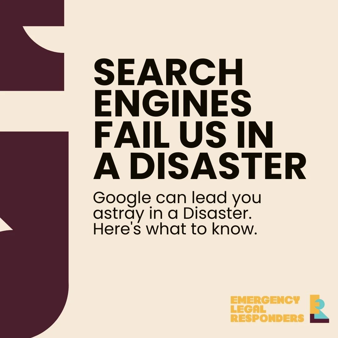 Search engines fail us in a disaster.
Google doesn&rsquo;t prioritize safety&mdash;it prioritizes clicks. That means fake shelters, scam relief funds, and outdated info rise to the top while real help gets buried.

We&rsquo;ve seen it happen: after w