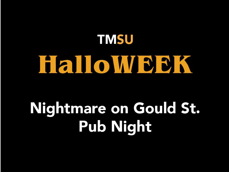 Nightmare on Gould St. Pub Night