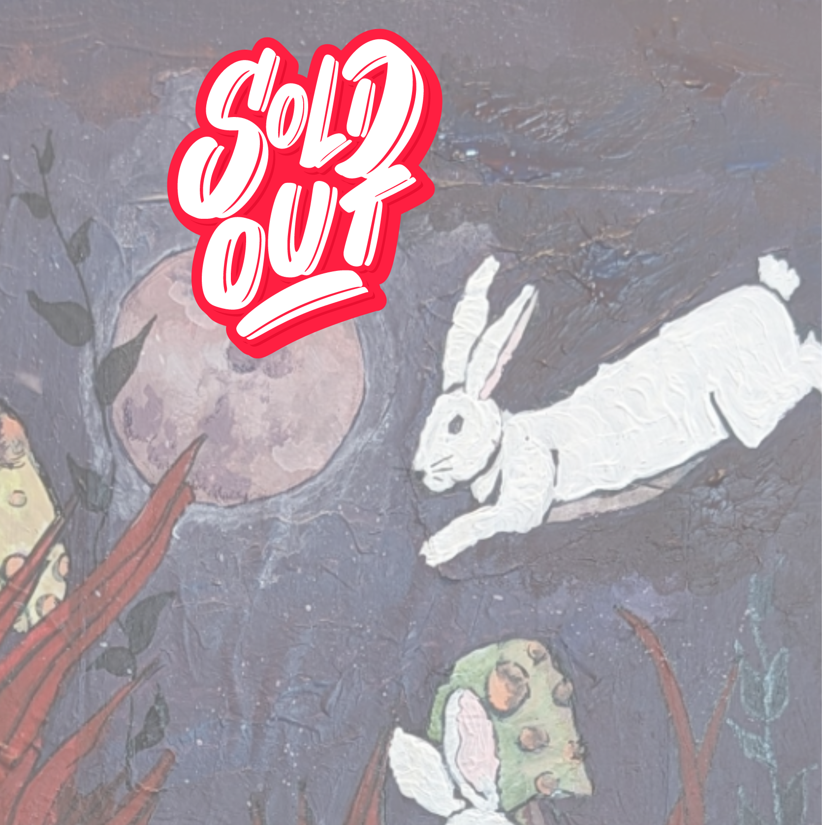 White Rabbit Painting | Whimsical White Rabbit Symbolism