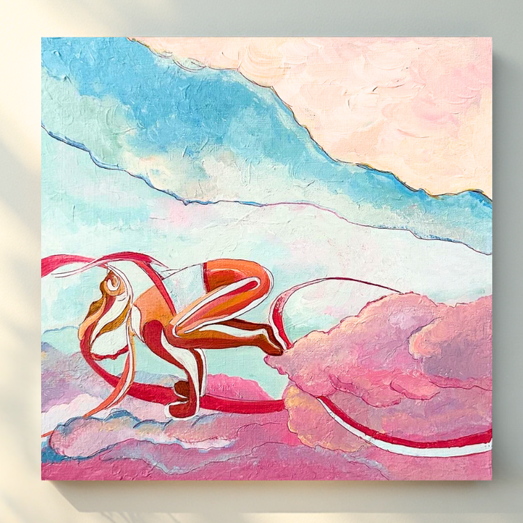 Manifest, original painting by Monica Brinkman