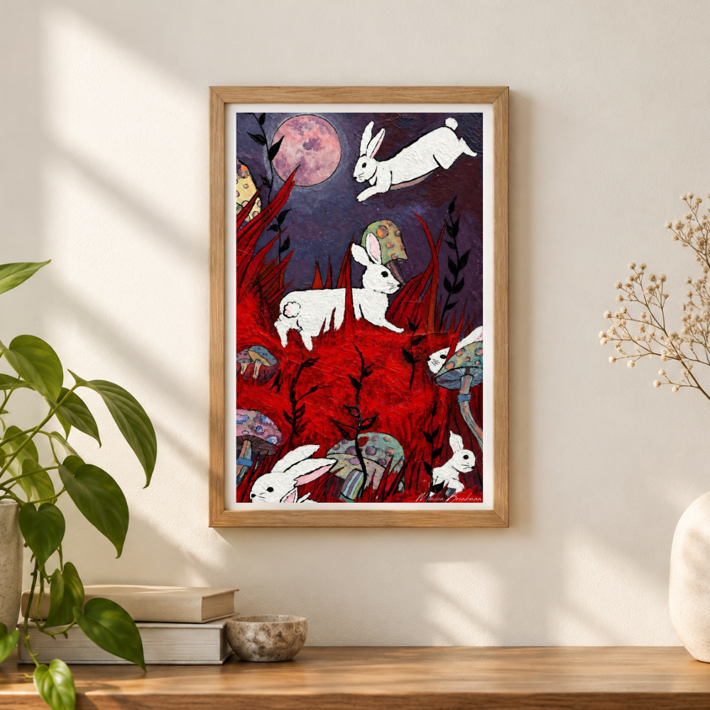 Moonlight Dancing: Fine Art Poster