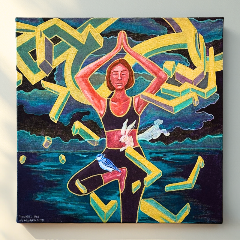 Voice Meets Truth, original painting by Monica Brinkman