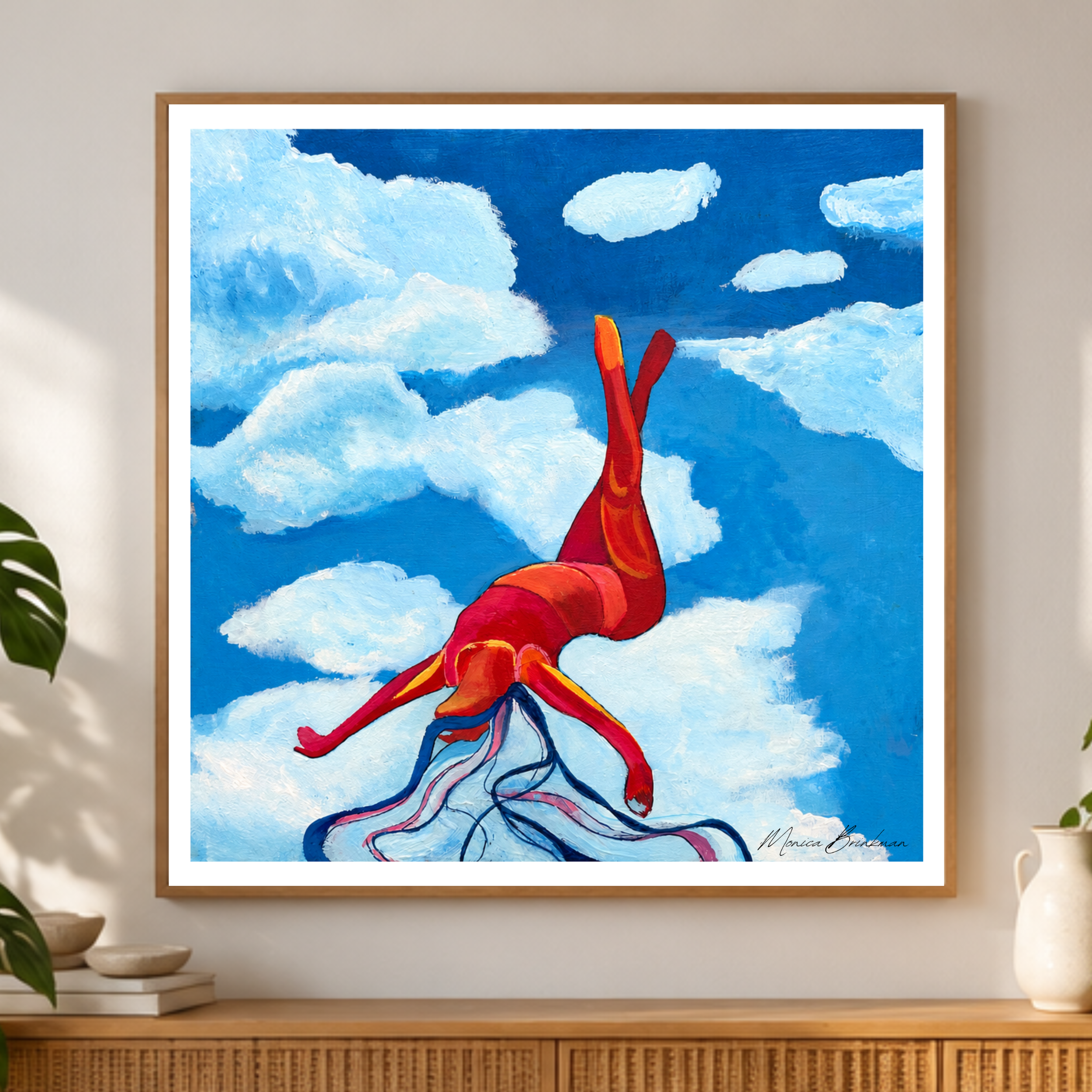 Heart Minded Fine Art Print By Monica Brinkman showing frame.png