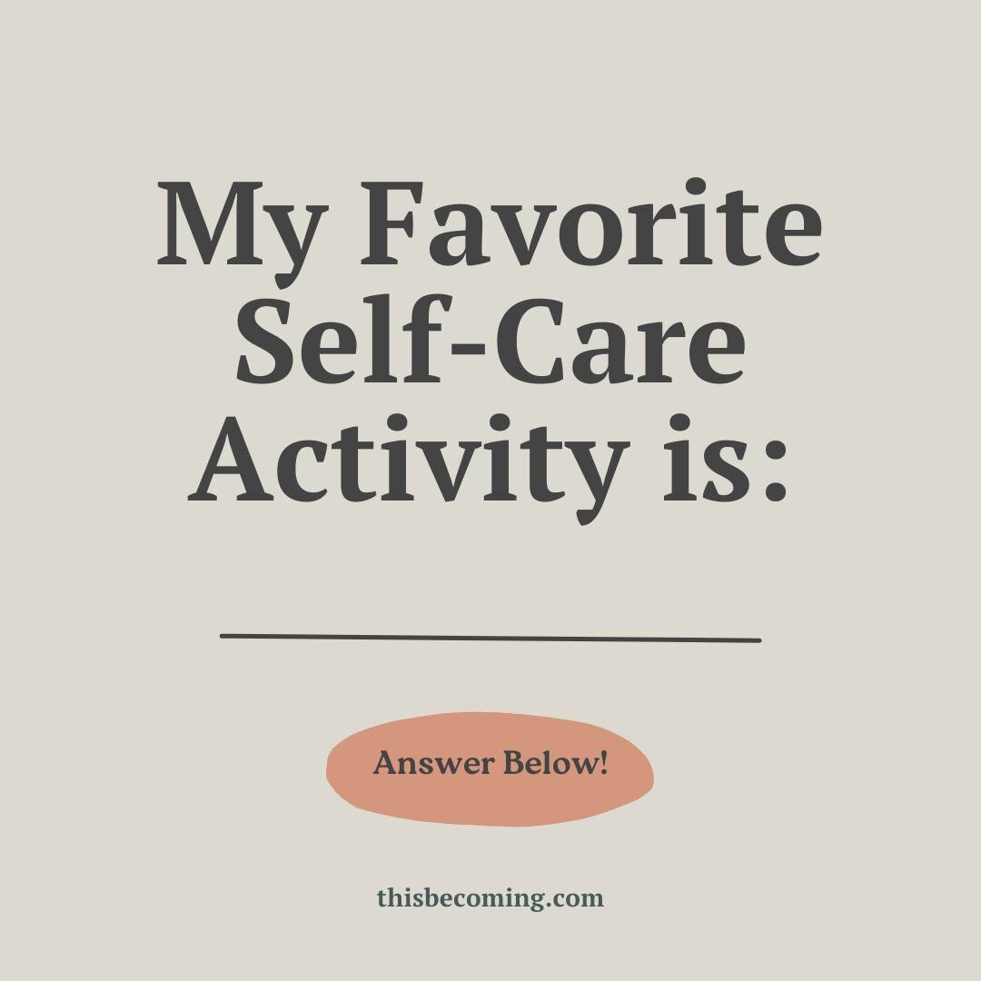 Self-care is important! What is your favorite self-care activity? 

#thisbecomingcounseling #counseling #therapistsofinstagram #instatherapist #mentalhealth #mentalhealthawareness #mentalhealthmatters #selfcare