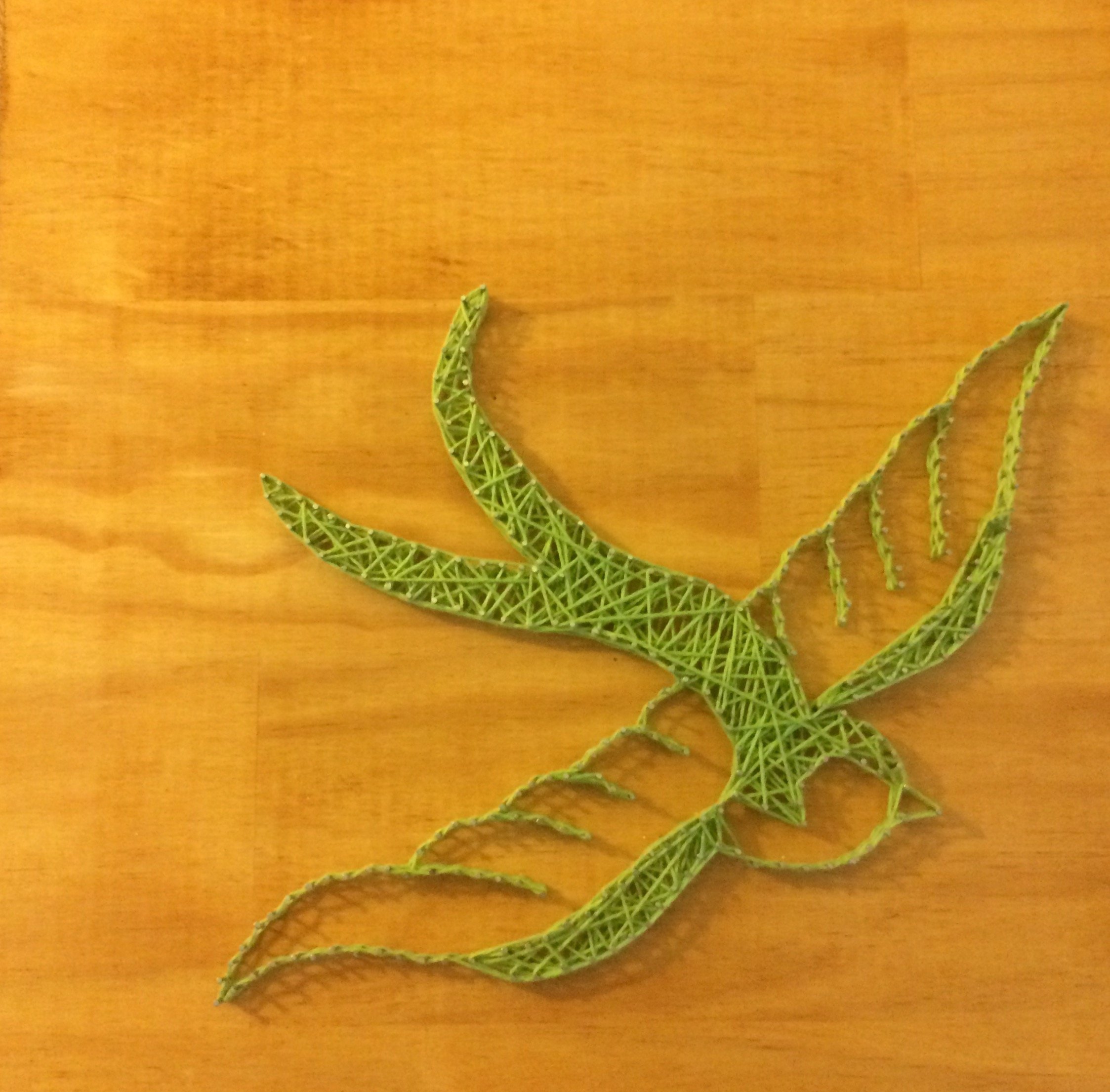 Swallow string art