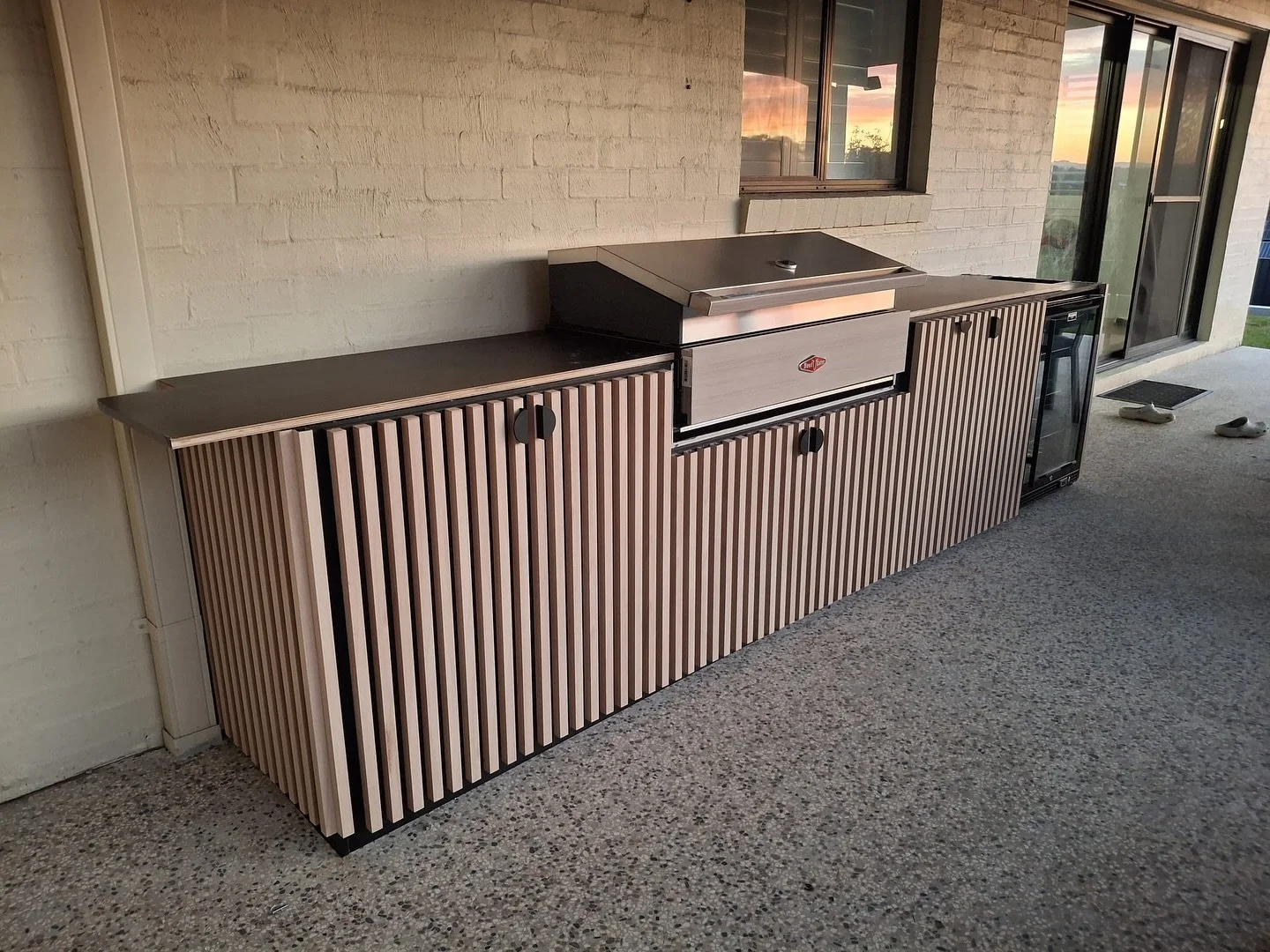 Project Outdoor Kitchen 

~ Bolwarra Heights ~

This outdoor kitchen is going to be ready just in time for delicious warmer days. 

We received these progress shots last week after the cabinets were made and installed by the amazing James at Canstruc
