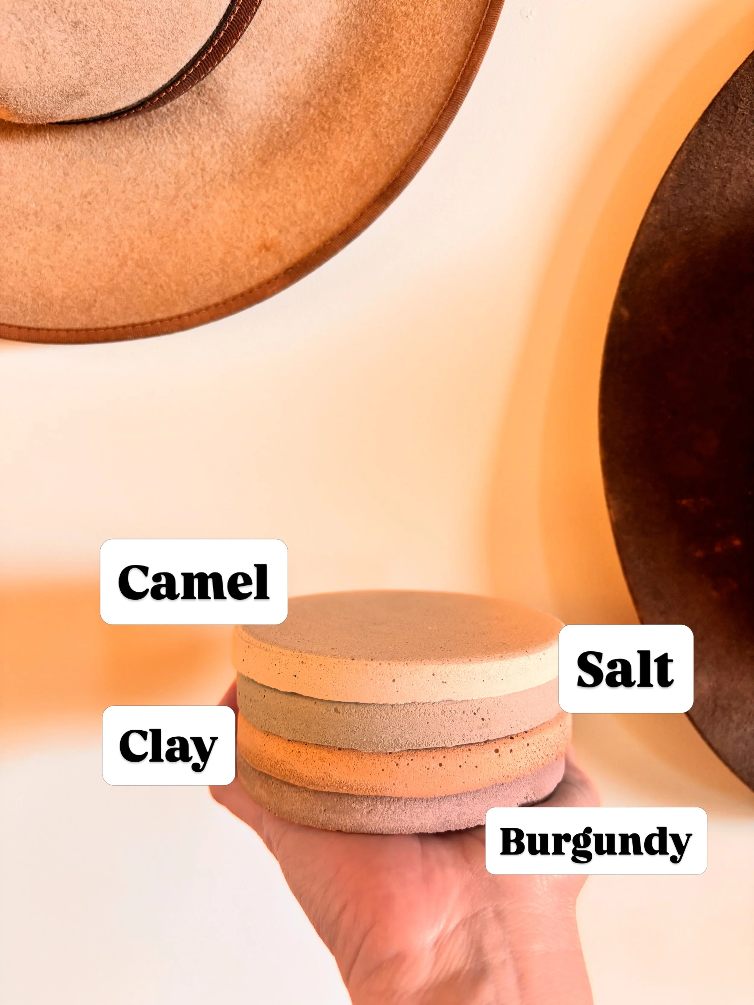 Today&rsquo;s sample stack heading out via @auspost 

Camel
Salt
Clay
Burgundy 

Have a great weekend everyone, back in the shed Monday.