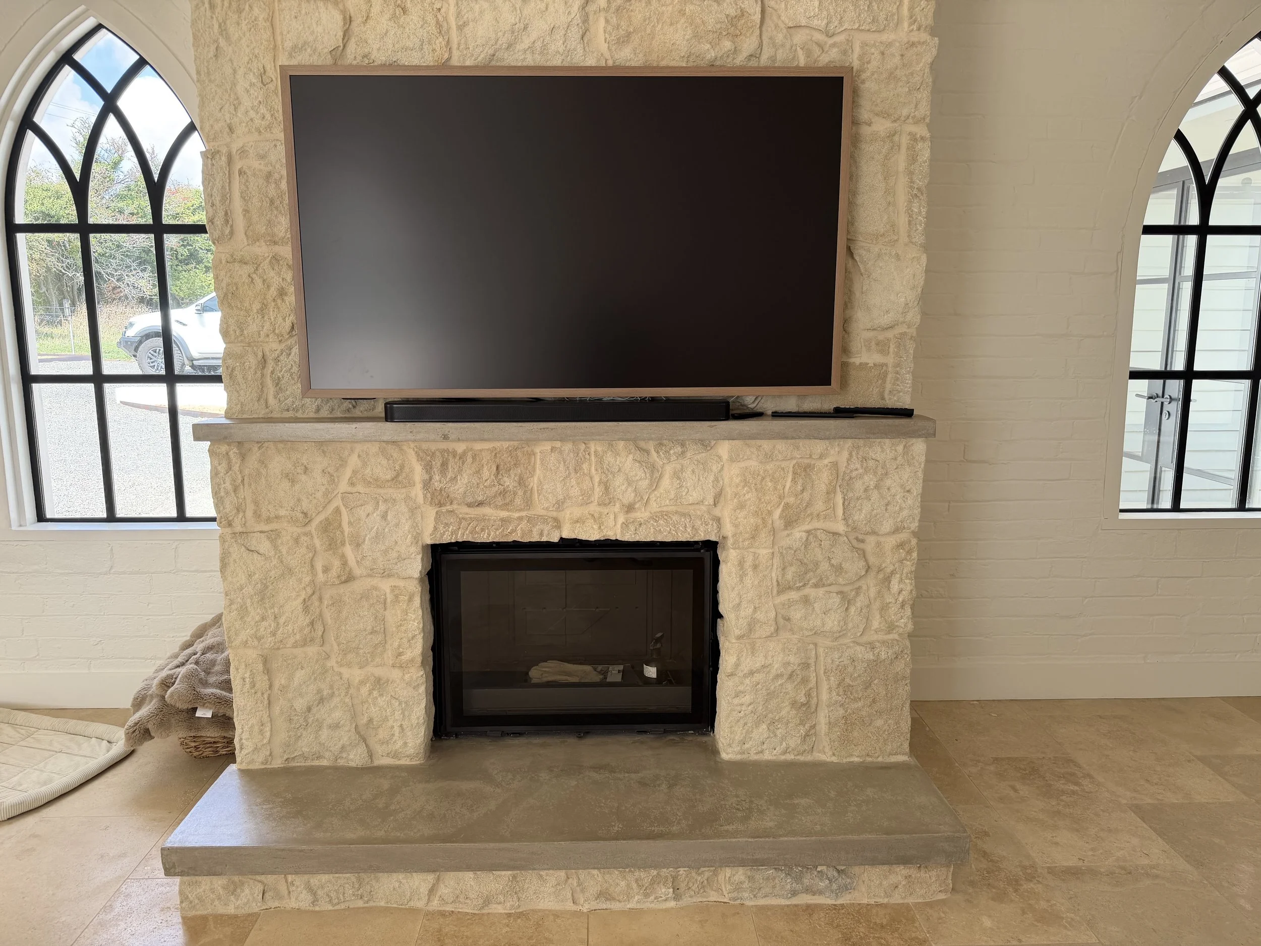 Concrete Fire Hearth