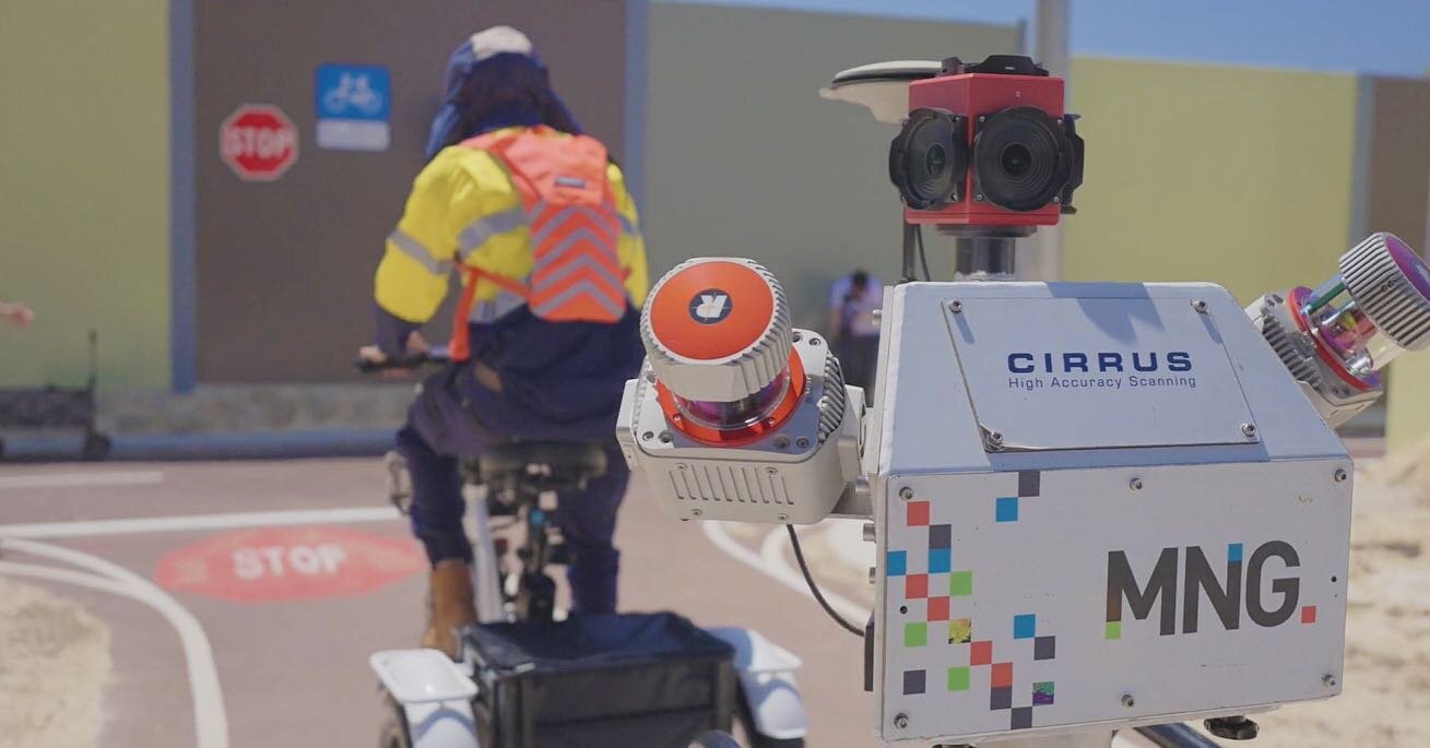 MNG&nbsp;once again pushing the mobile mapping industry forward with an innovate and clever combination of technology which enables the safe, efficient and effective mapping of shared pedestrian paths in Perth, Western Australia.

#technology&nbsp;#i