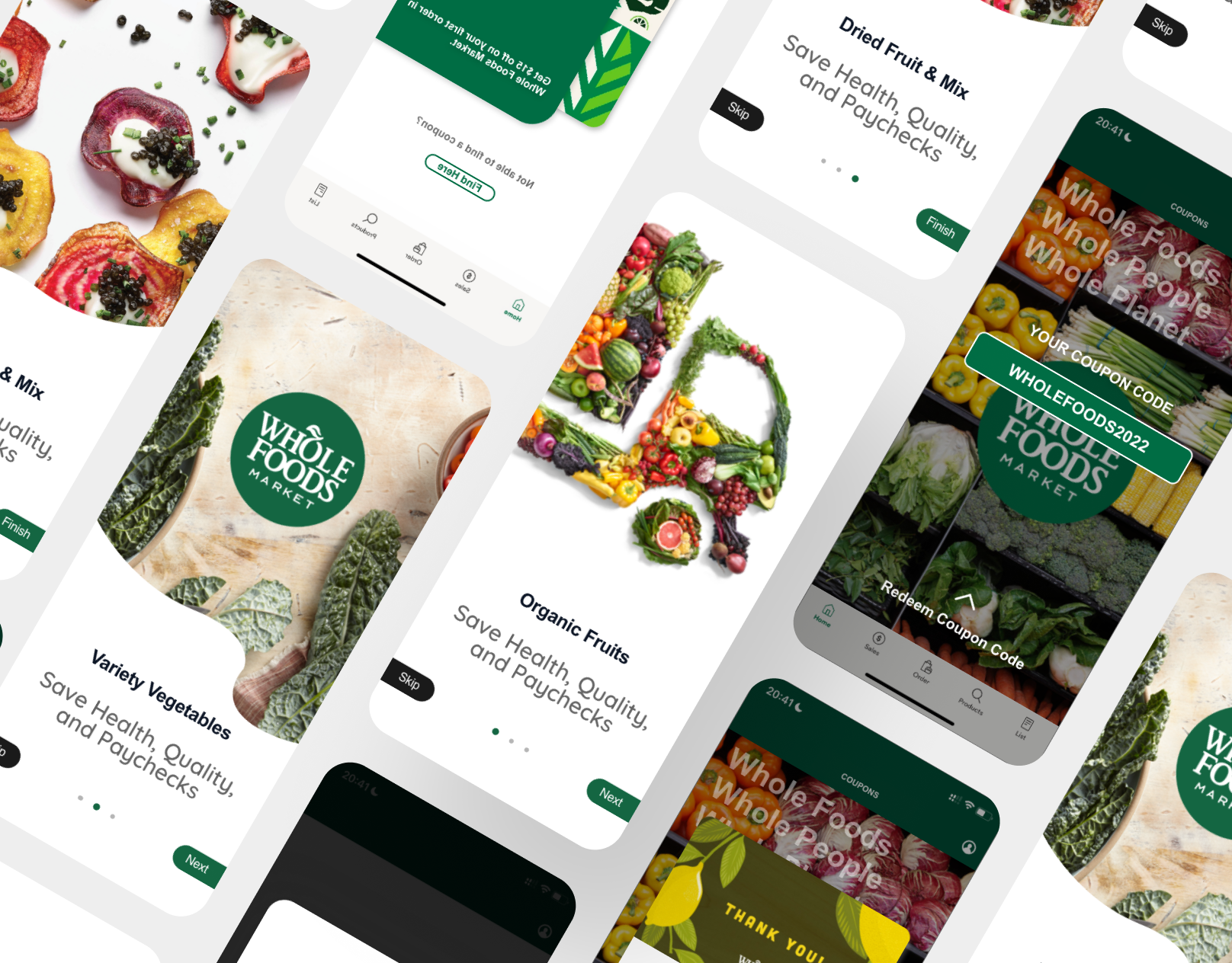Whole Foods APP (UI/UX) — Yuxuan Wang