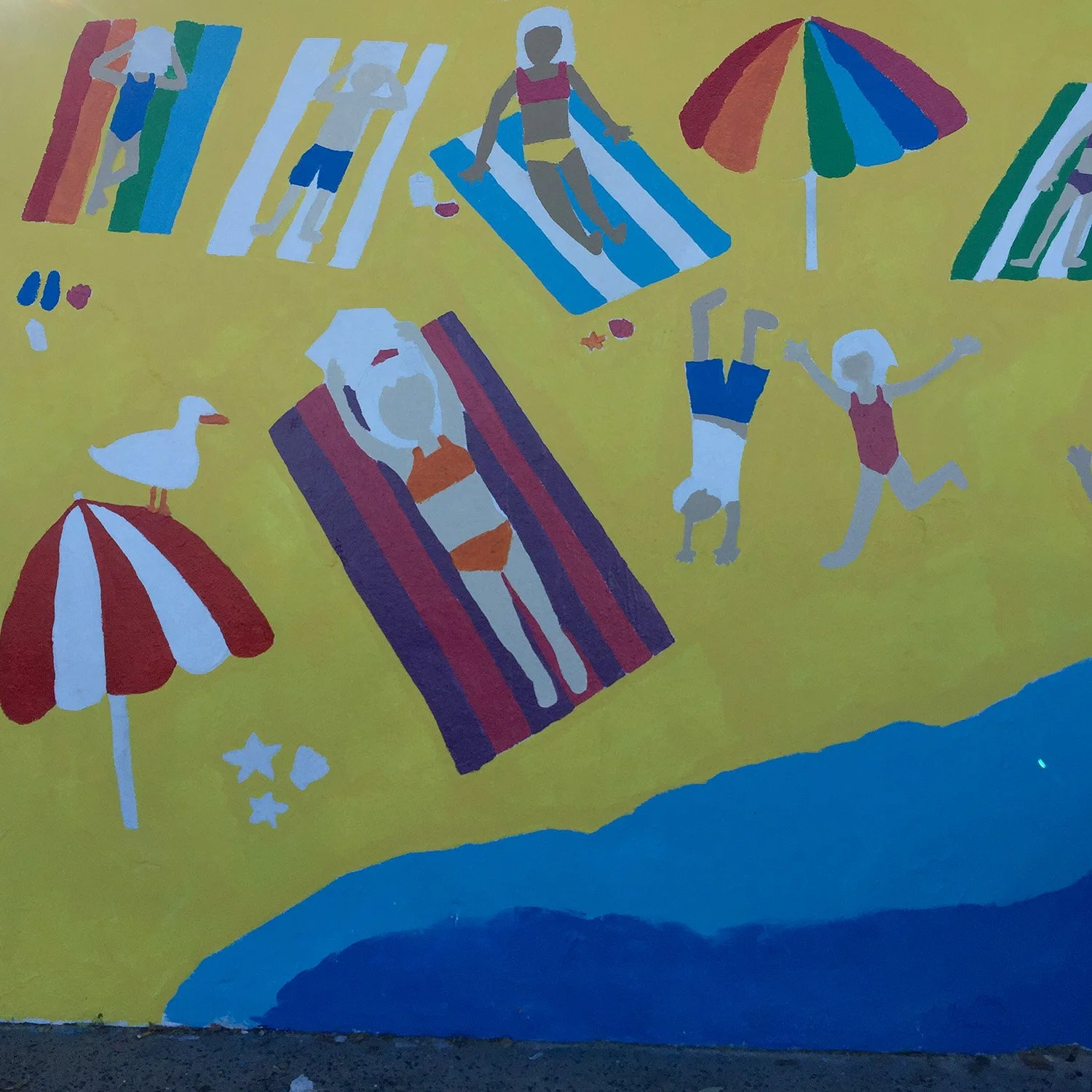 bondi art wall detail