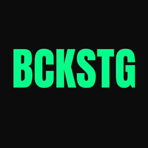 BCKSTG music and entertainment media logo