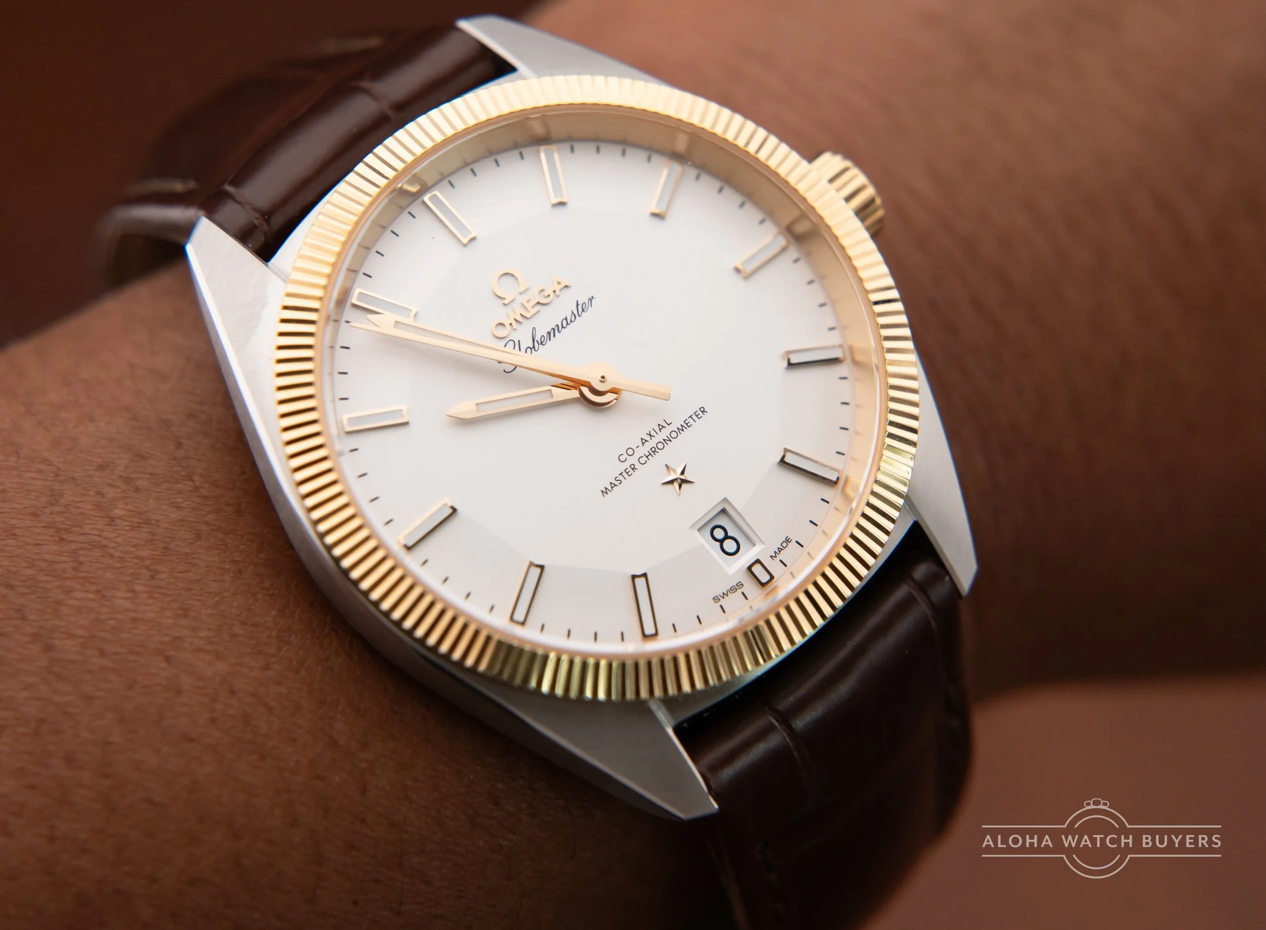 2025 OMEGA Constellation Globemaster 130.23.39.21.02.001 Yellow Gold/Steel