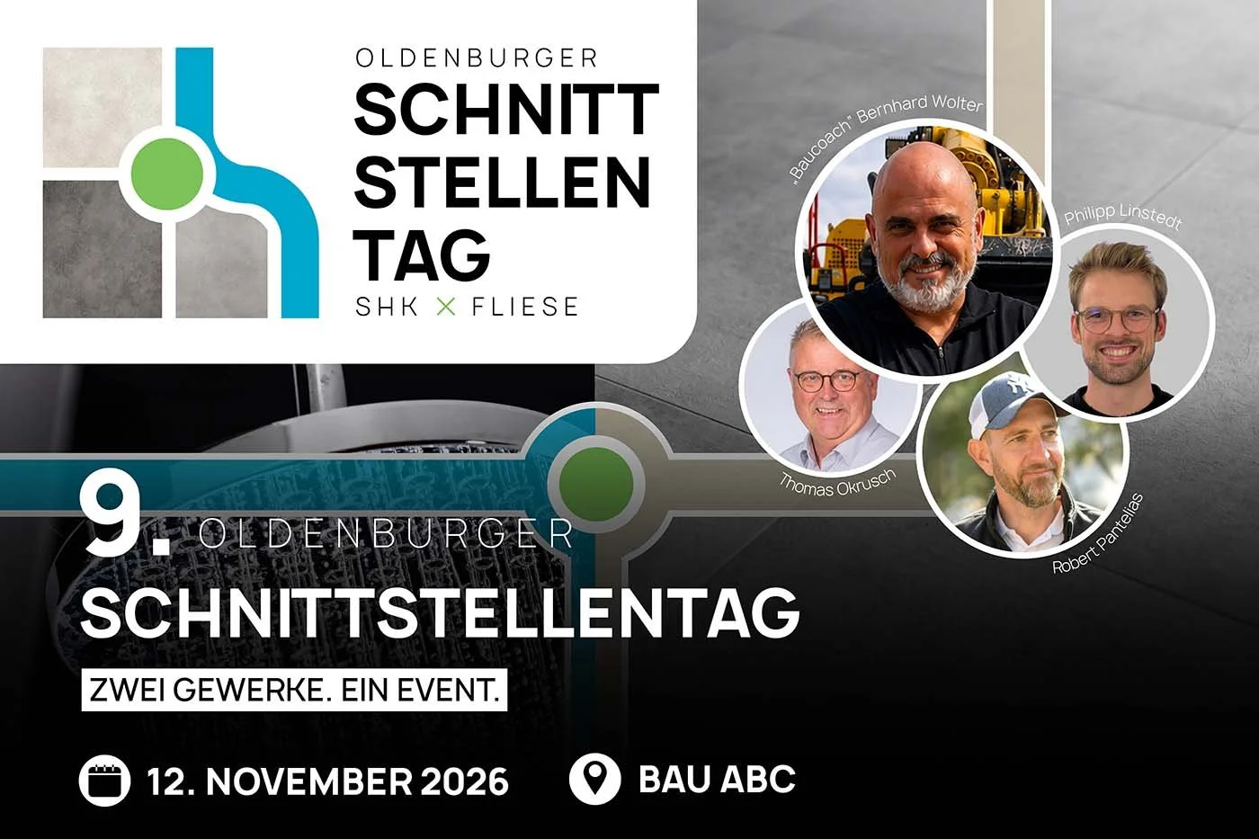 Oldenburger Schnittstellentag 2026 am 12. November im BAU ABC