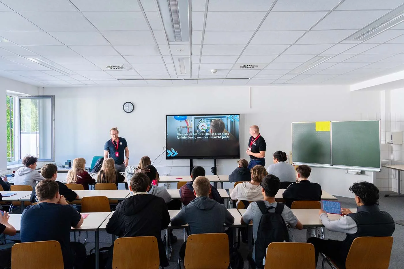 Vortrag in einem Schulungsraum