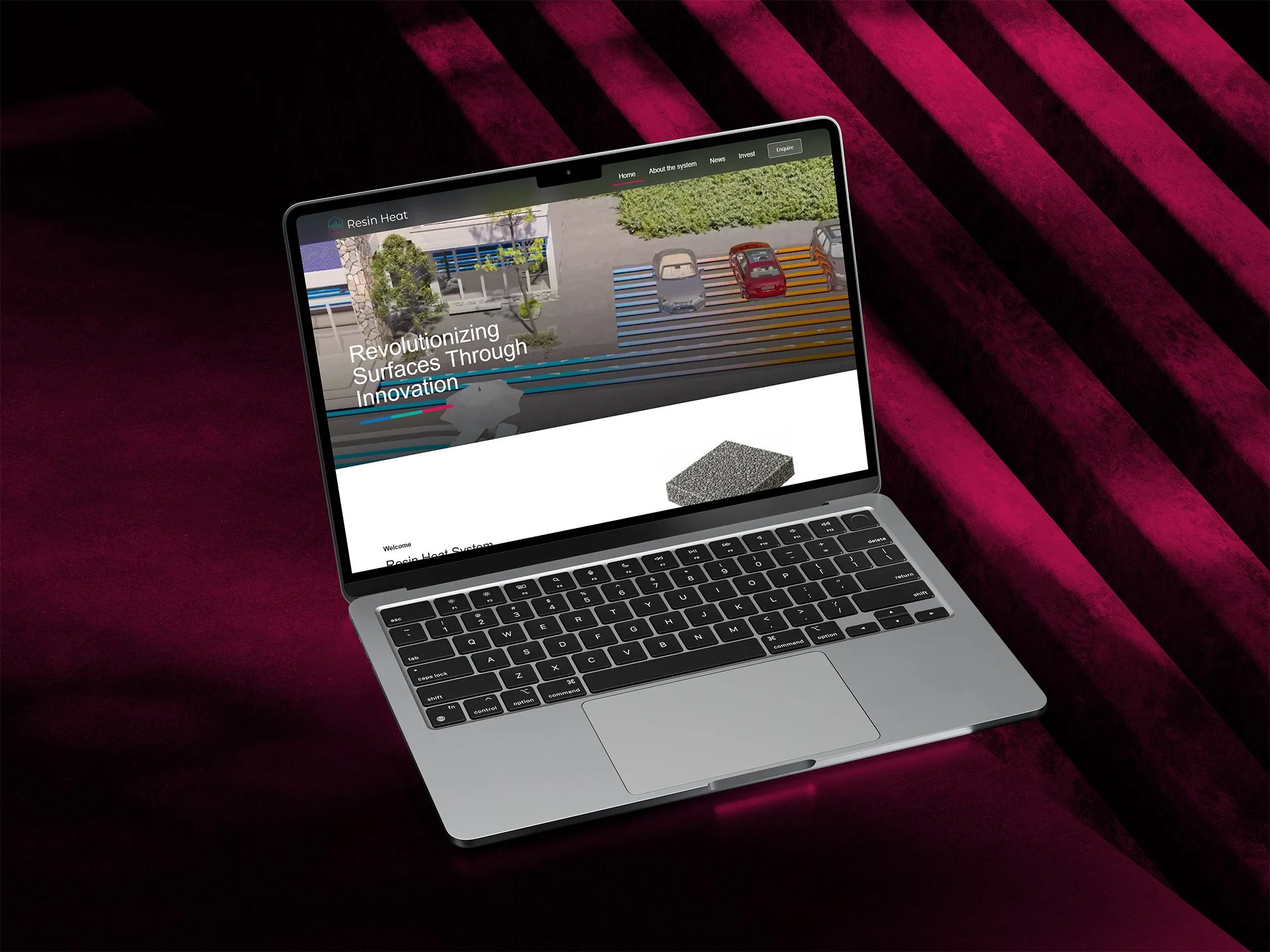 brand creation for Resin Heat in Hertfordshire