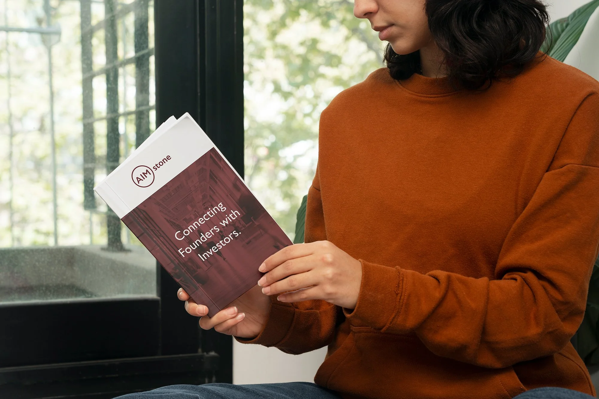 brochure design for Aimstone in Hertfordshire