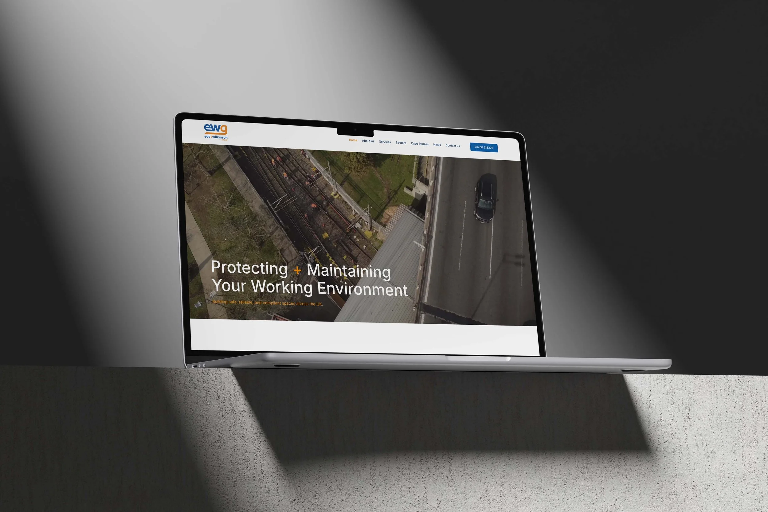 wordpress website design for EWG in Essex