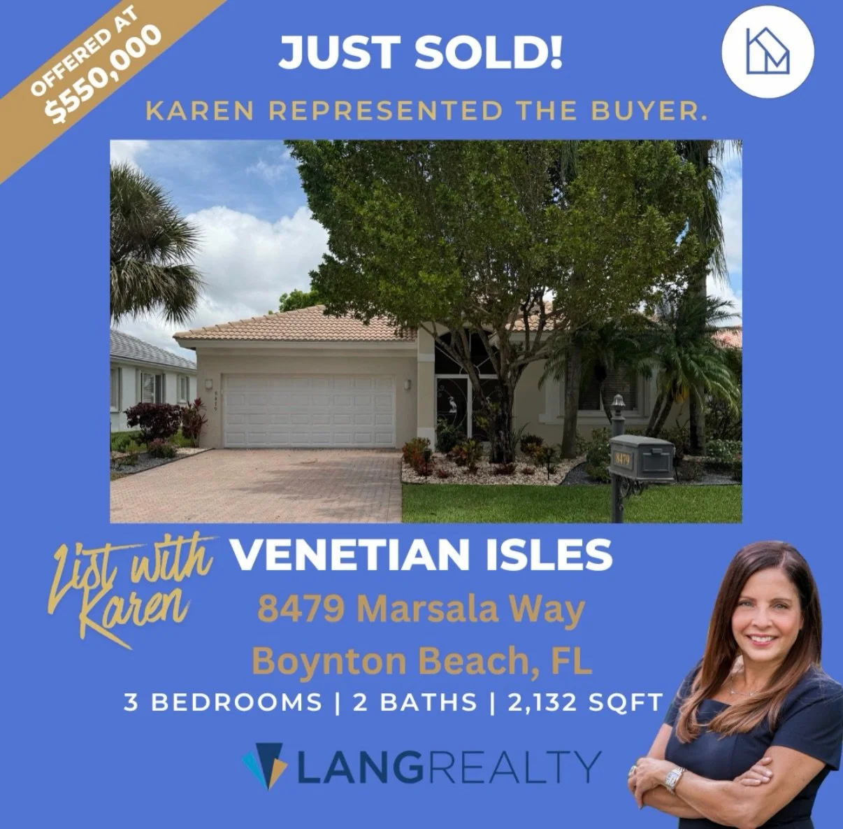 I had the pleasure of working with my buyers from NY with their seasonal Florida home purchase. Welcome to Venetian Isles! I look forward to having them here in this fantastic hidden gem community. I&rsquo;m sure they will love it here. If you or som