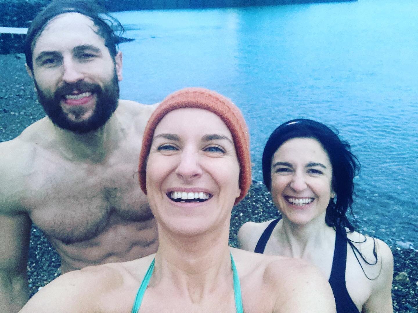 We did it! And it was electric! ⚡️ Never in a million years I thought I&rsquo;d be able to sea swim in December and I&rsquo;m still savouring the feeling.. 
I once heard that when the mind says &lsquo;no&rsquo; the body has a little more to give, and