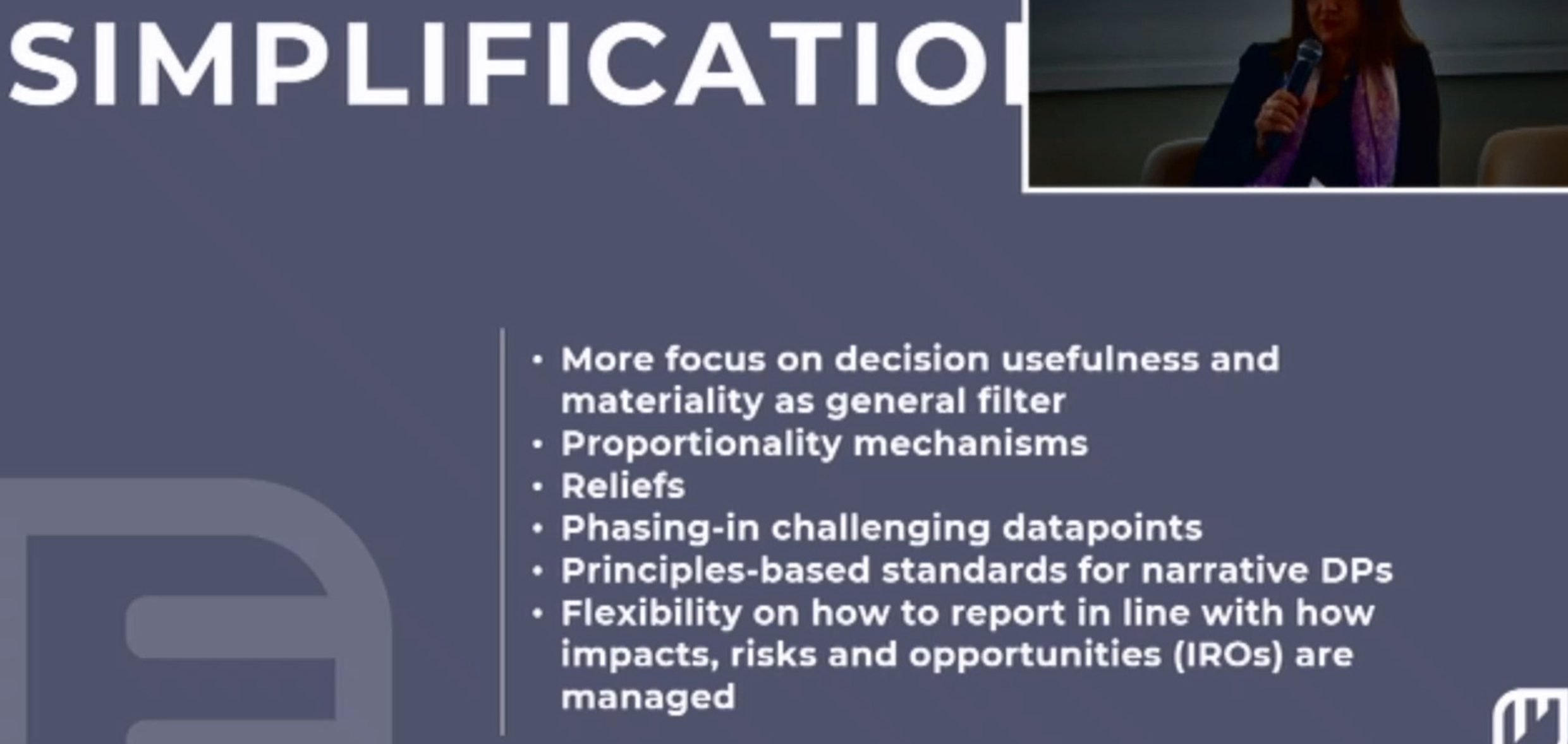 ESRS: Simplification &amp; the Omnibus