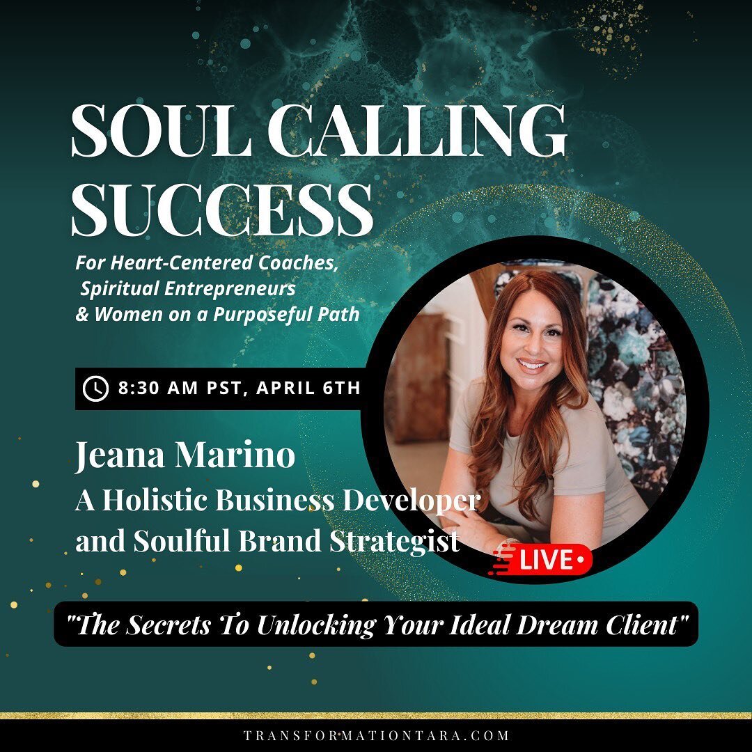 I'm beyond excited to share some amazing news with you! I have been invited to be one of the expert presenters for the upcoming&hellip;

💫 Soul-Calling Success LIVE Virtual Summit 💫 happening on April 6 from 8am - 5 pm PT. 

And the best part? You 