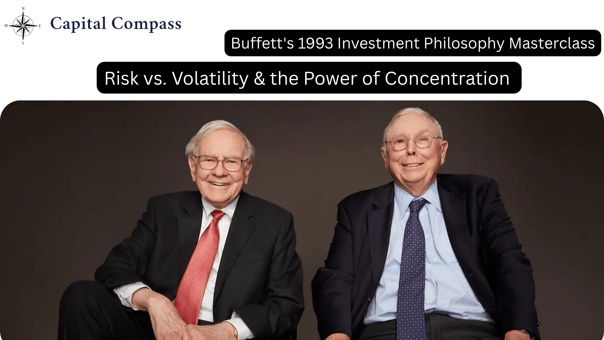 Risk vs. Volatility & the Power of Concentration | Buffett's 1993 Investment Philosophy Masterclass