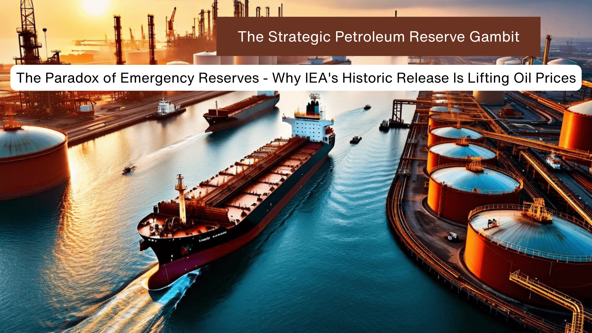 The Paradox of Emergency Reserves | Why the IEA's Historic Release Is Lifting Oil Prices