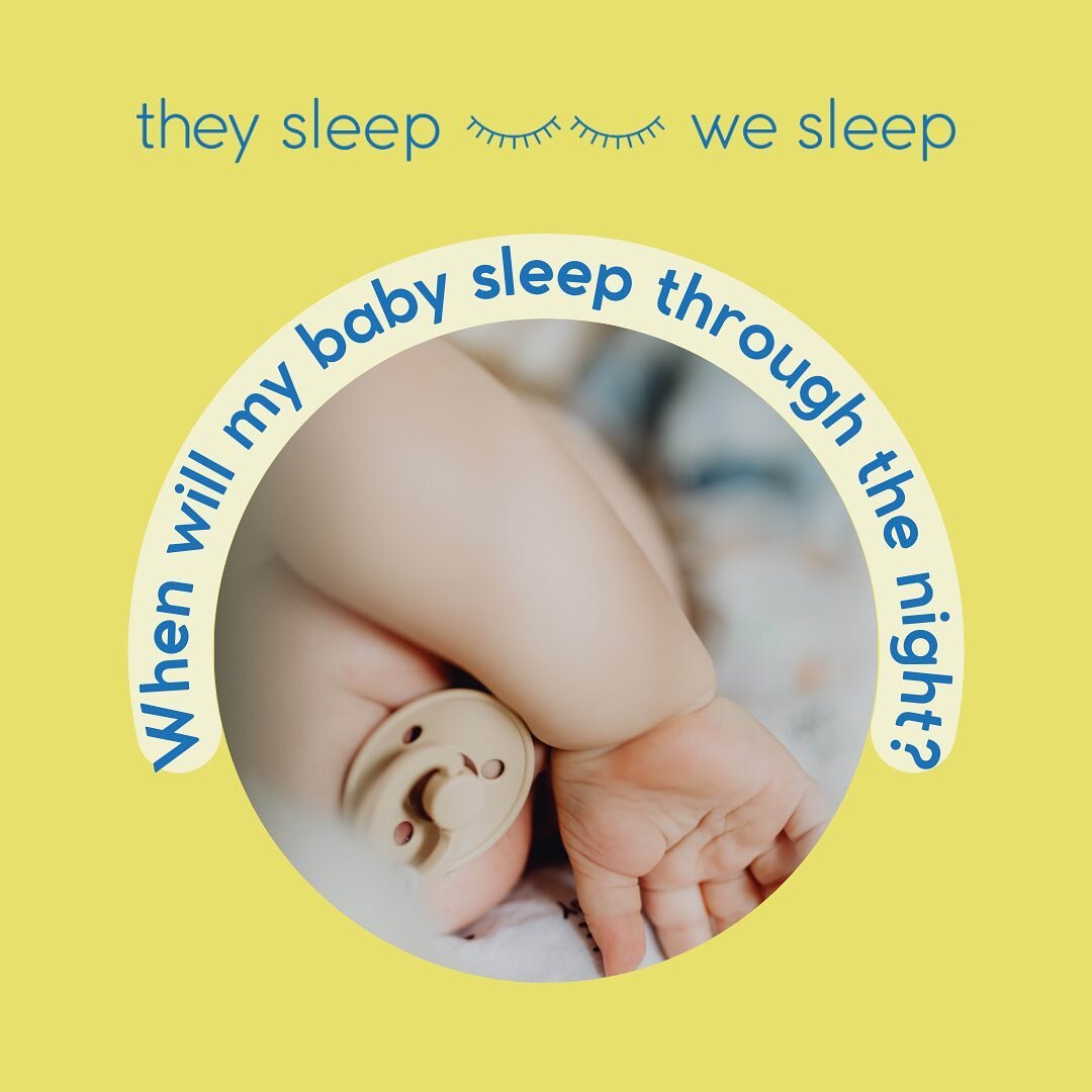 The million dollar question for all parents with a new baby, am I right?

Babies *can* sleep through the night once they are both 10 weeks old and 12 lbs+. 

Under 12 lbs their little tummies are not big enough to last through 12 hours of sleep&mdash
