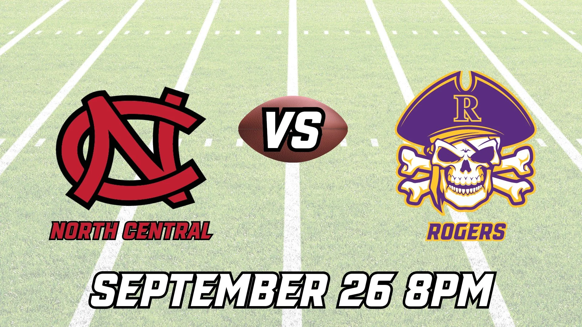 High School Football - North Central v Rogers