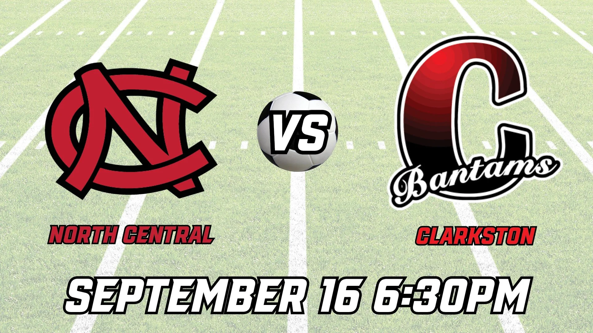 Girls Soccer - North Central v Clarkston