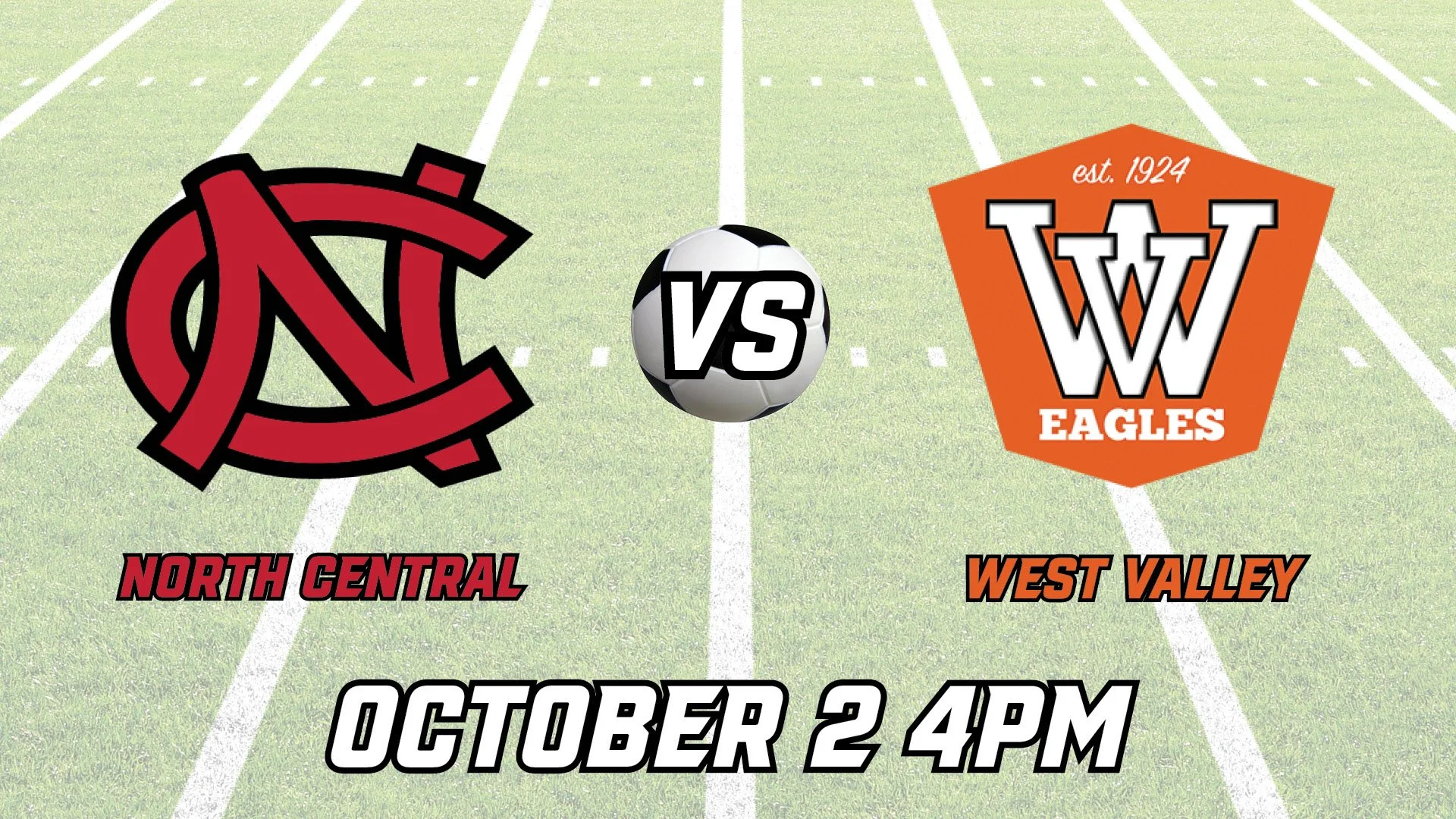 Girls Soccer - North Central v West Valley