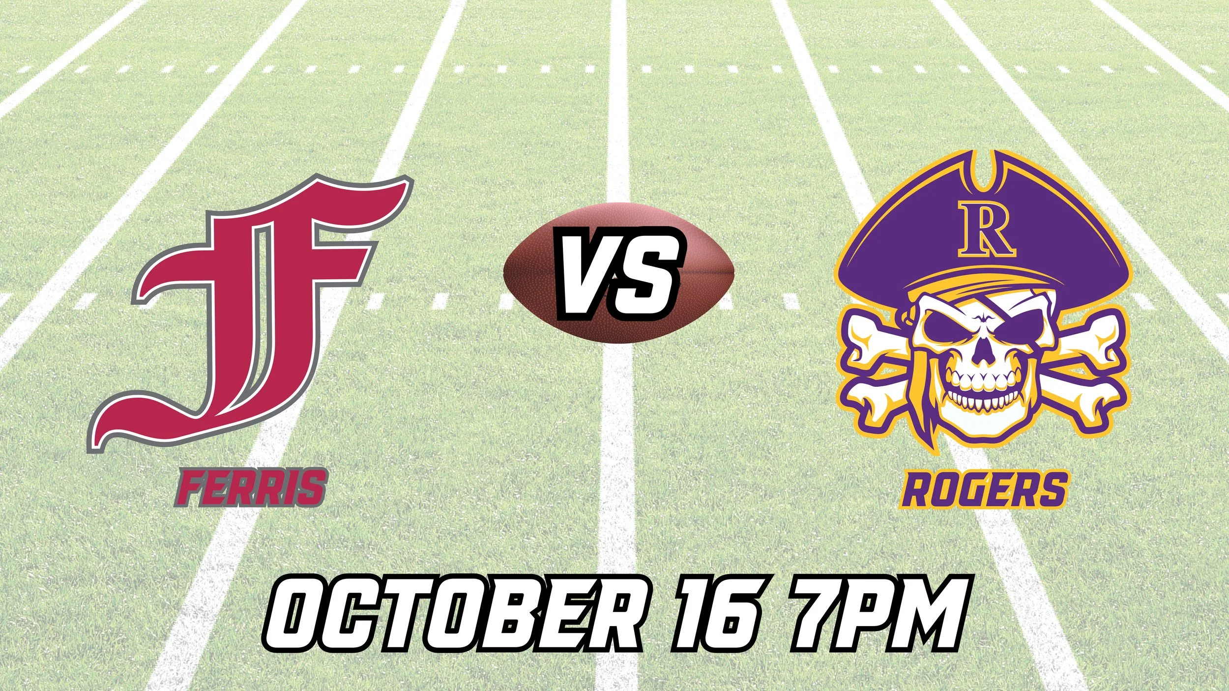 Middle School Football - Ferris v Rogers
