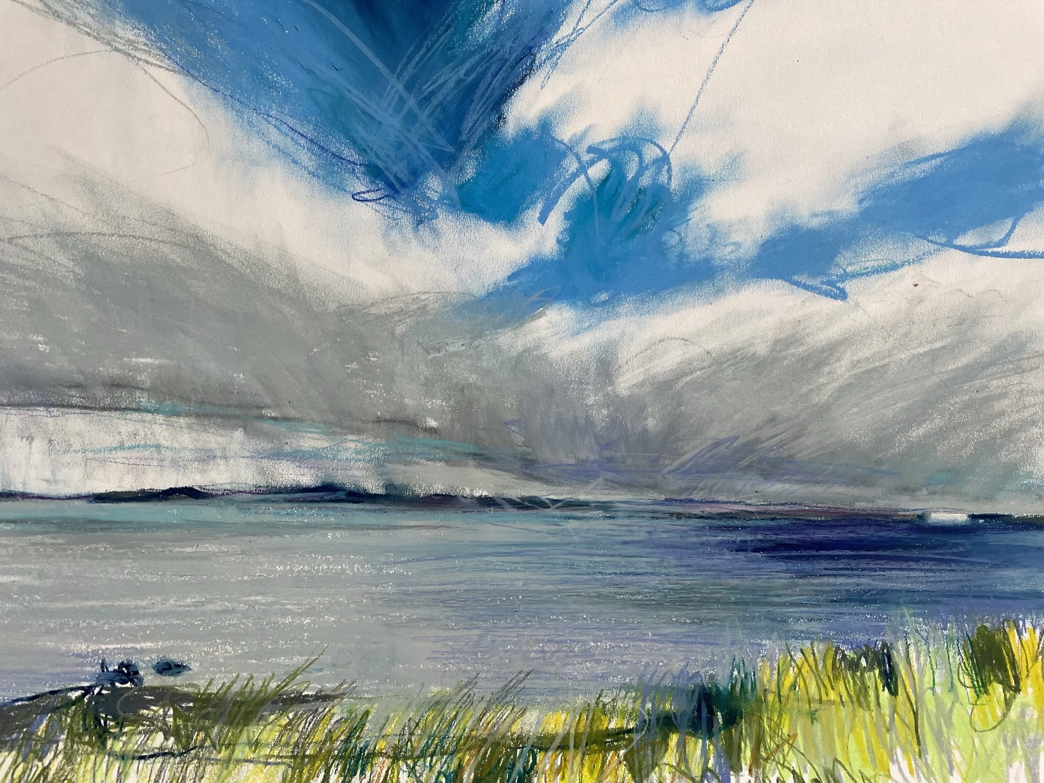 Race against the storm, Falkland Islands
Caran D'ache
25cm x 35cm