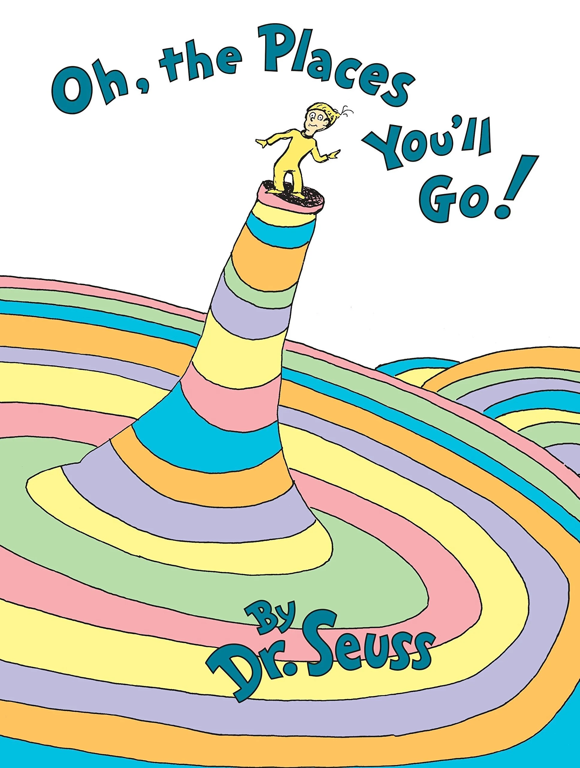 Oh, the Places You'll Go - a hopeful book about hope, the future, life - by Dr. Seuss - via Character Kid Lit