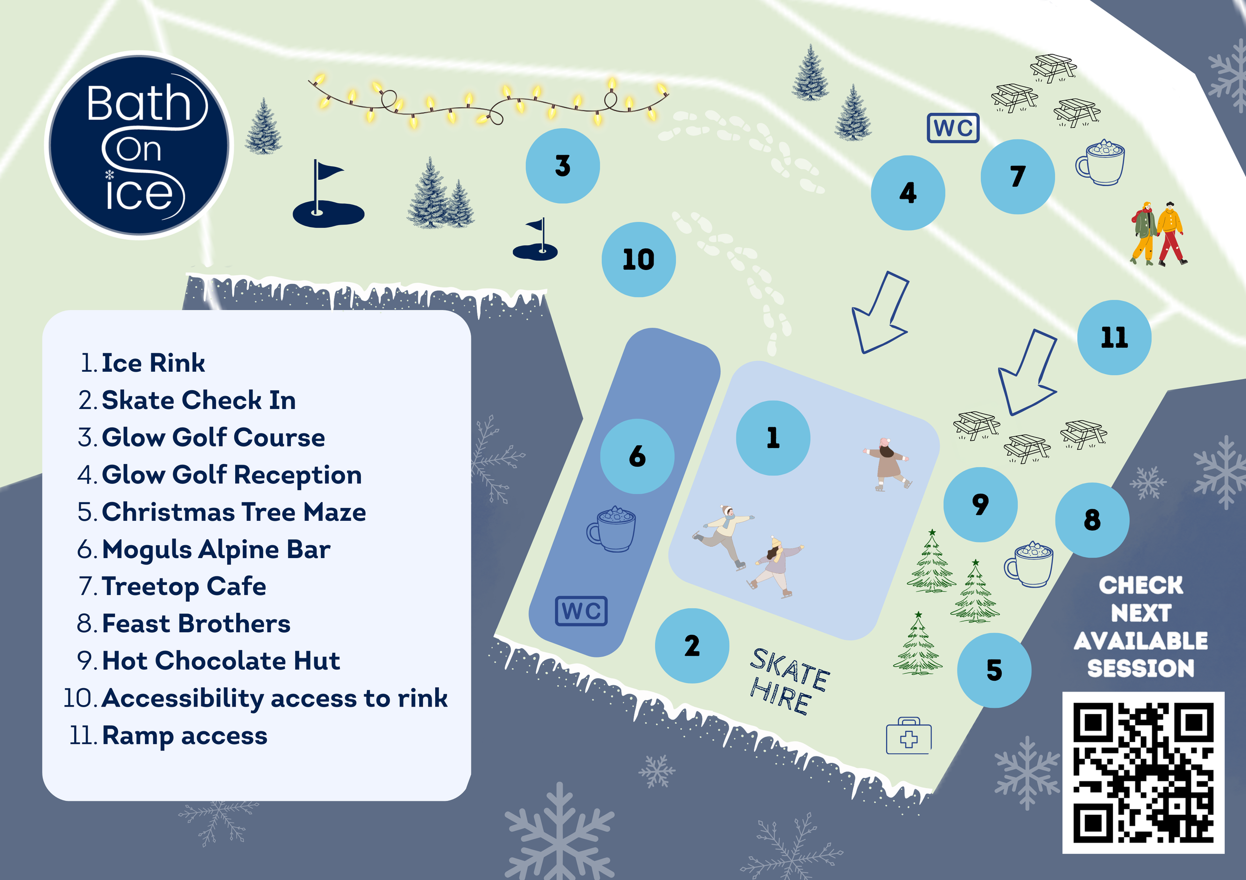 Visit Bath on Ice - Map