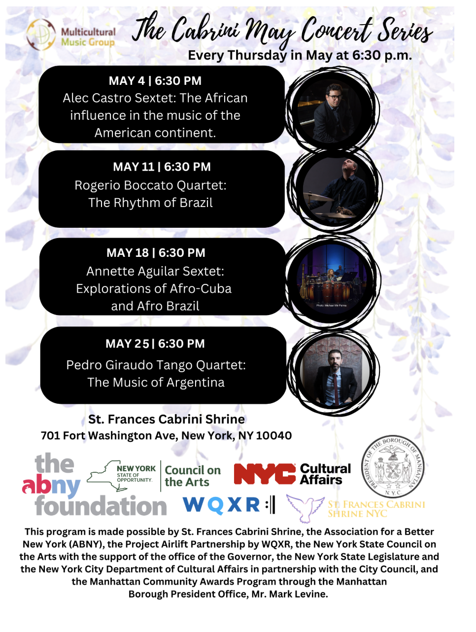 Cabrini Shrine Concert Series