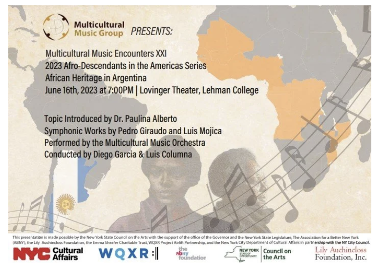 XXI Multicultural Music Encounters: The African Heritage in Argentina