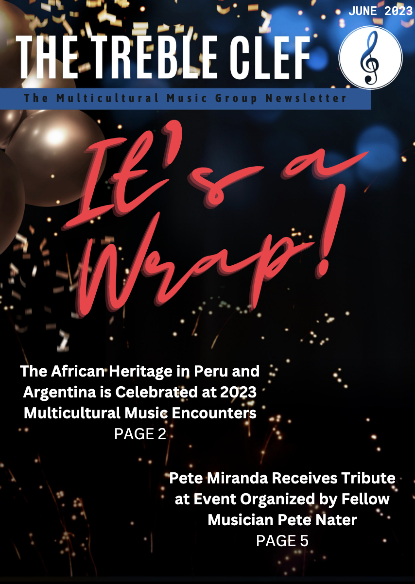 Newsletter No. 9 - The Multicultural Music Group