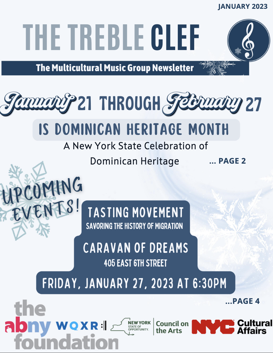 Newsletter No. 4 - The Multicultural Music Group