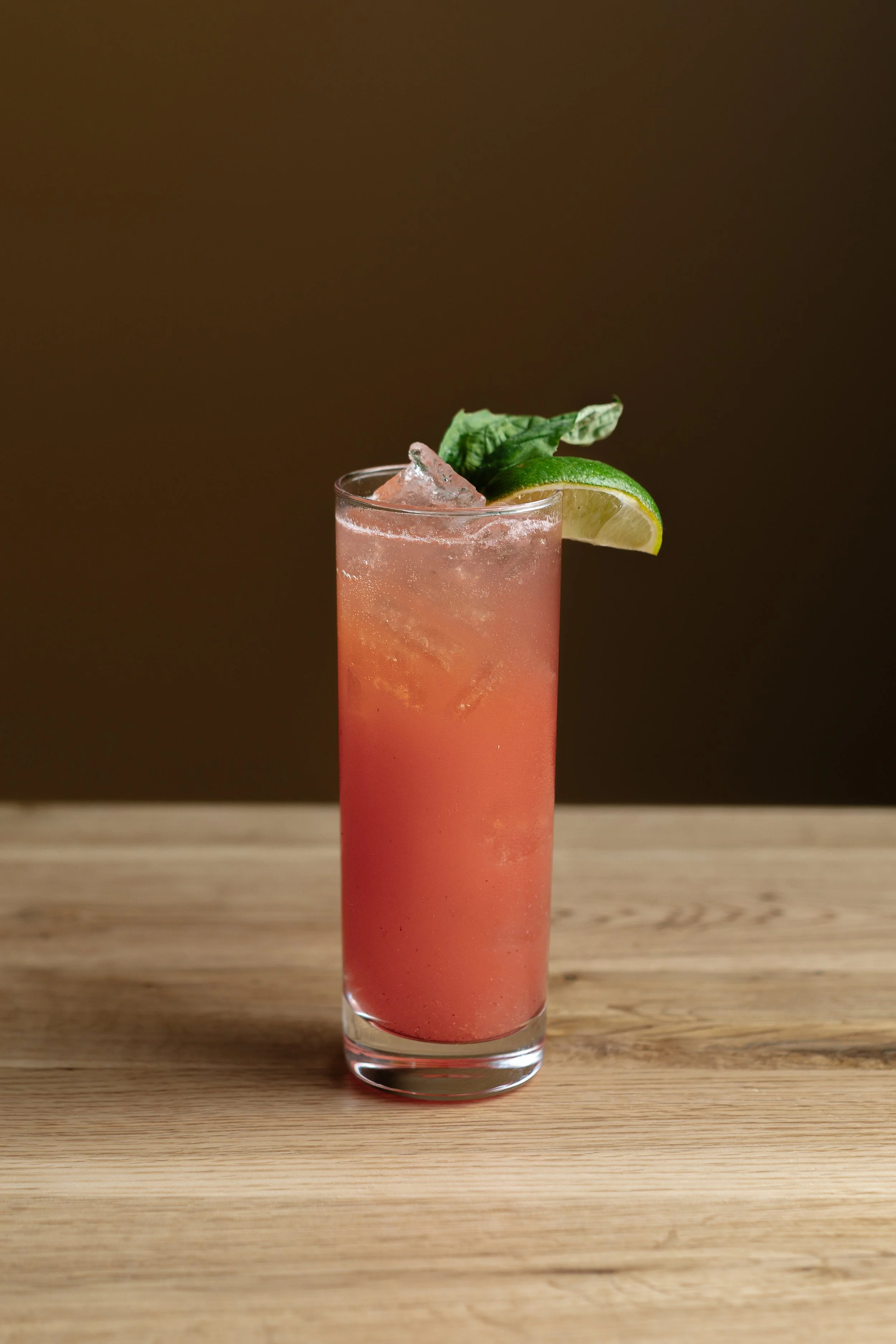 Photo of a fruity pink cocktail at Topolino restaurant in Dover, New Hampshire, taken by seacoast restaurant and food photographer Katherine Keenan.