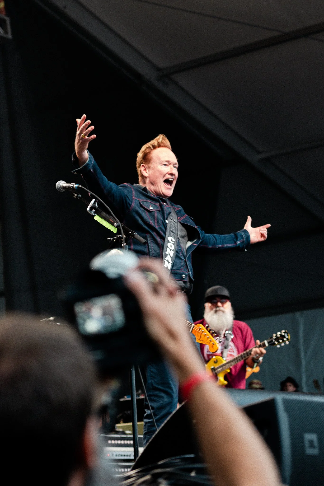 Conan O'Brien at Newport Folk Festival