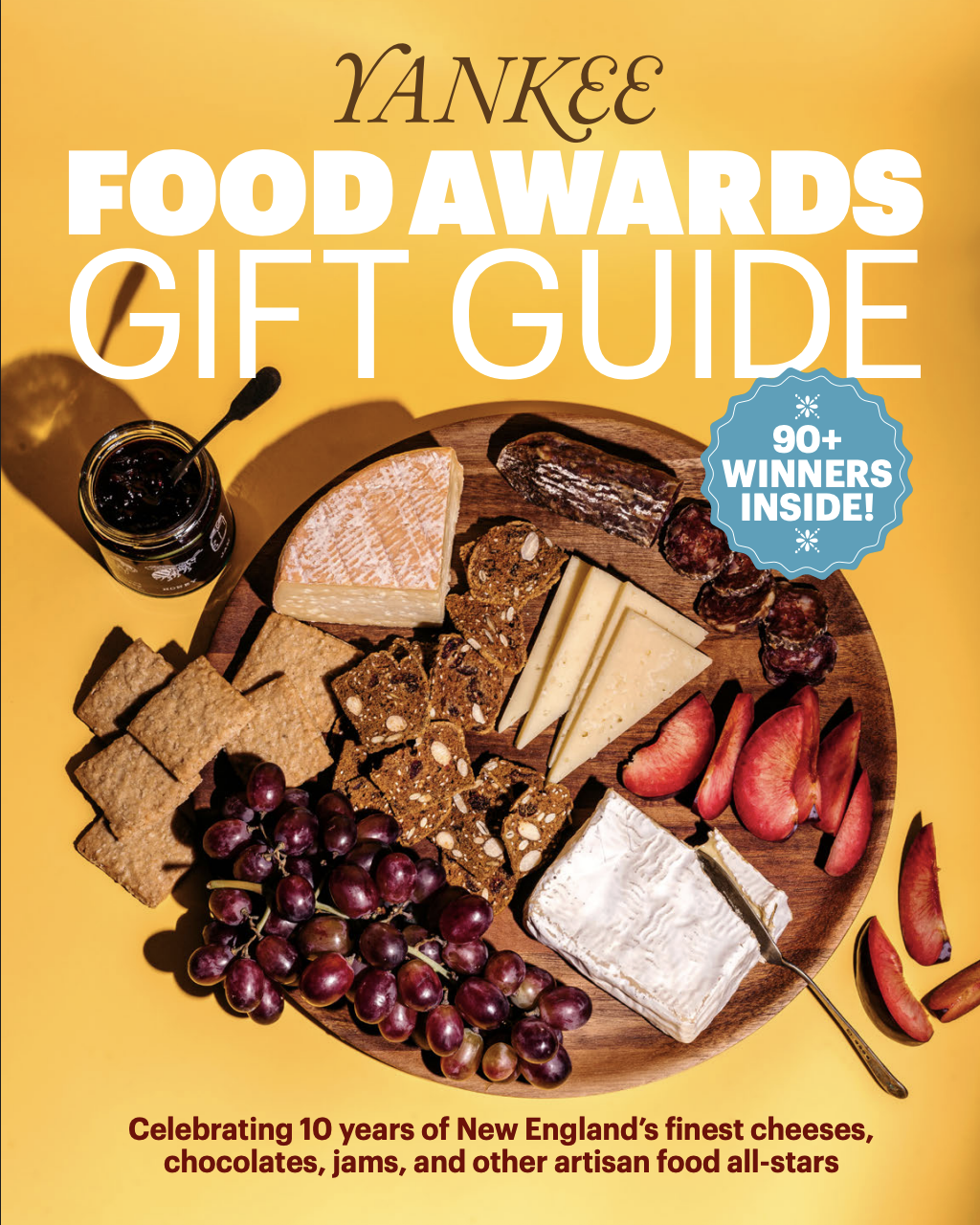 Yankee Magazine's Food Awards Gift Guide. Cover styled and photographed by Katherine Keenan.