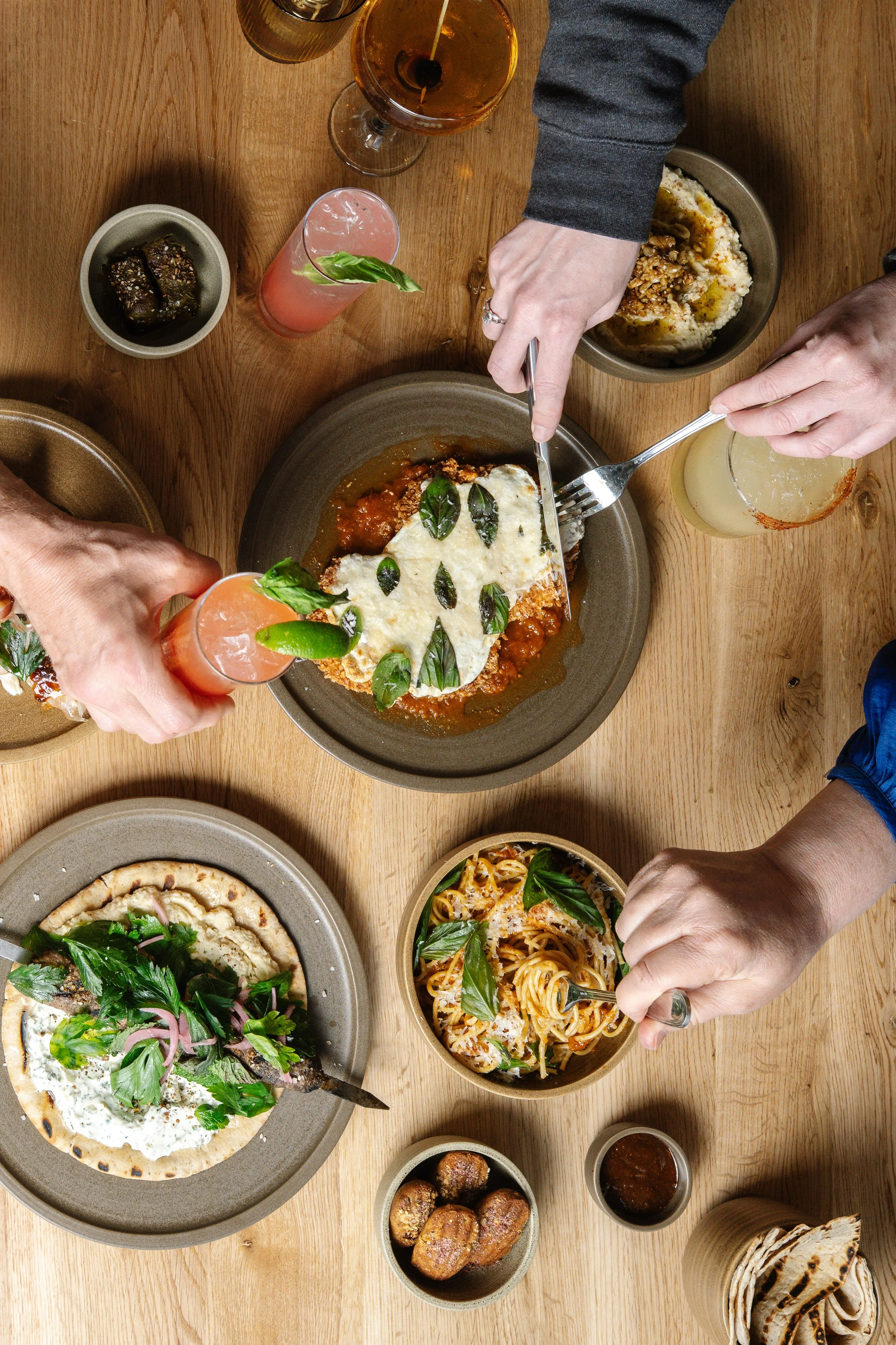 Photo of the food at Topolino restaurant in Dover, New Hampshire, taken by seacoast restaurant and food photographer Katherine Keenan.
