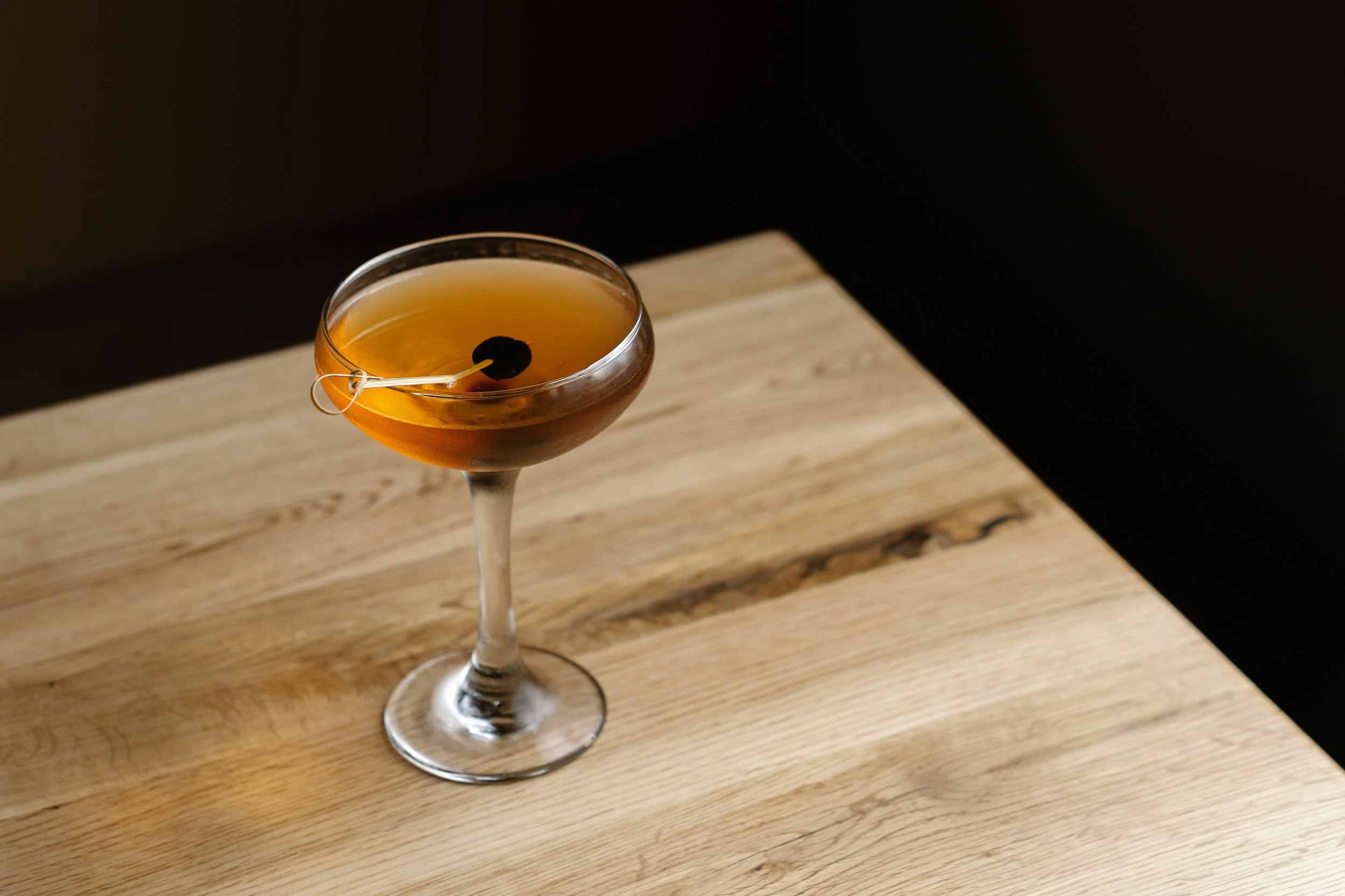 Photo of a cocktail at Topolino restaurant in Dover, New Hampshire, taken by seacoast restaurant and food photographer Katherine Keenan.